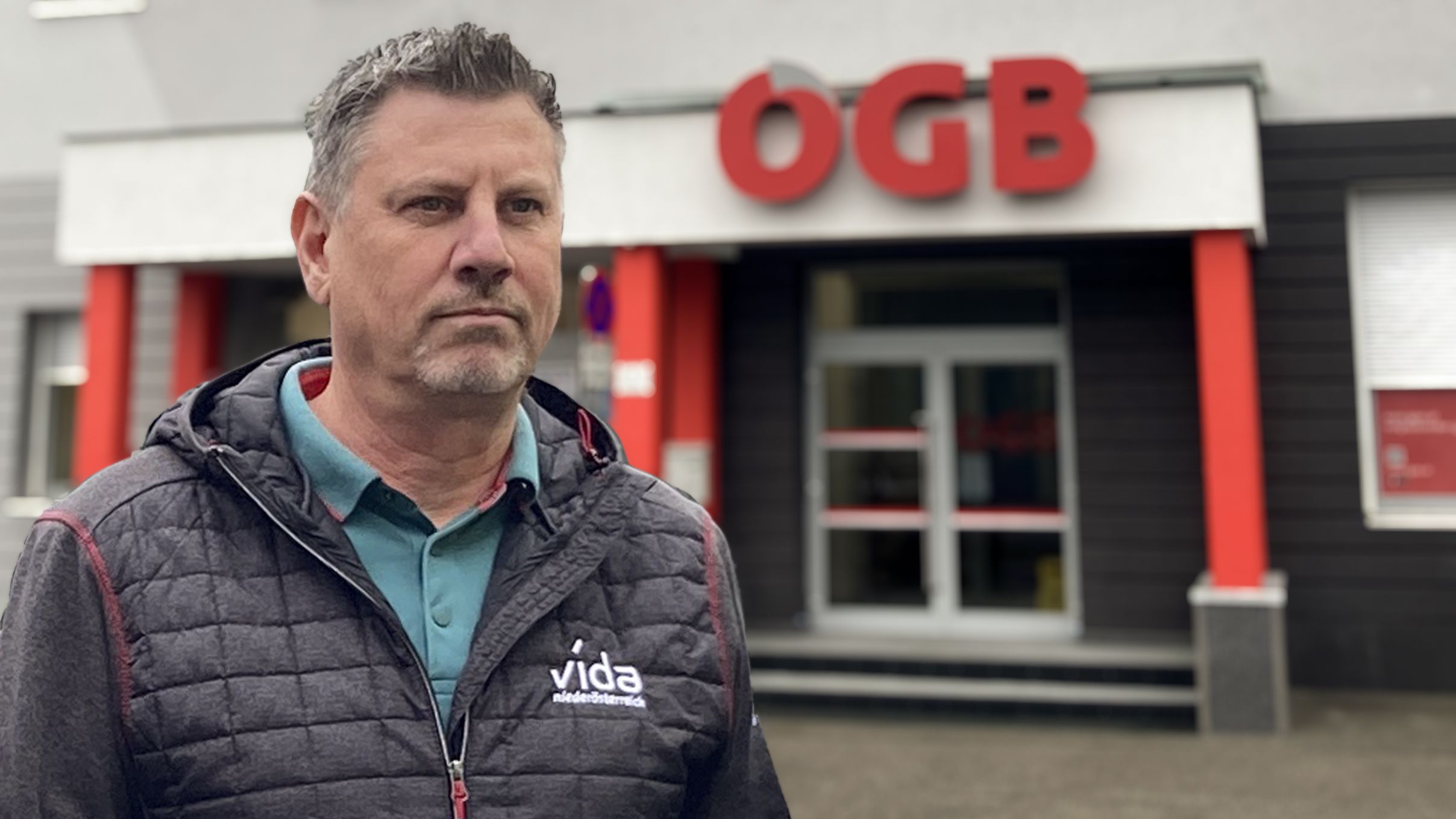 Busfahrer Thomas Stiller aus NÖ ist zufrieden mit dem neuen Kollektivvertrag für Lenker.