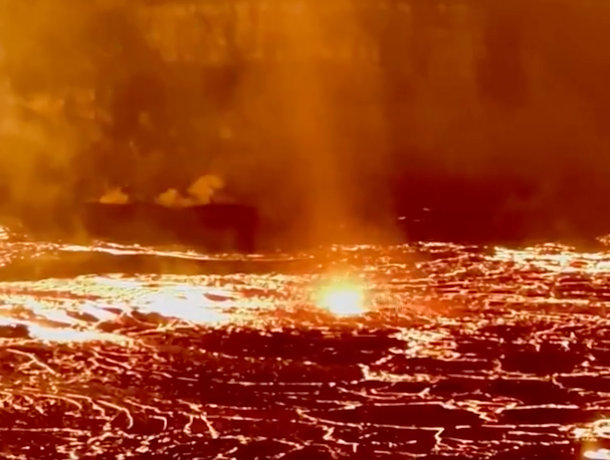 Ein Kurzfilm offenbart Aufsehen erregende Details aus dem Inneren eines Vulkans.