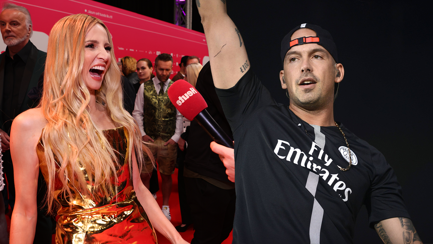 Melissa Naschenweng und RAF Camora waren dieses Jahr wieder nominiert. 