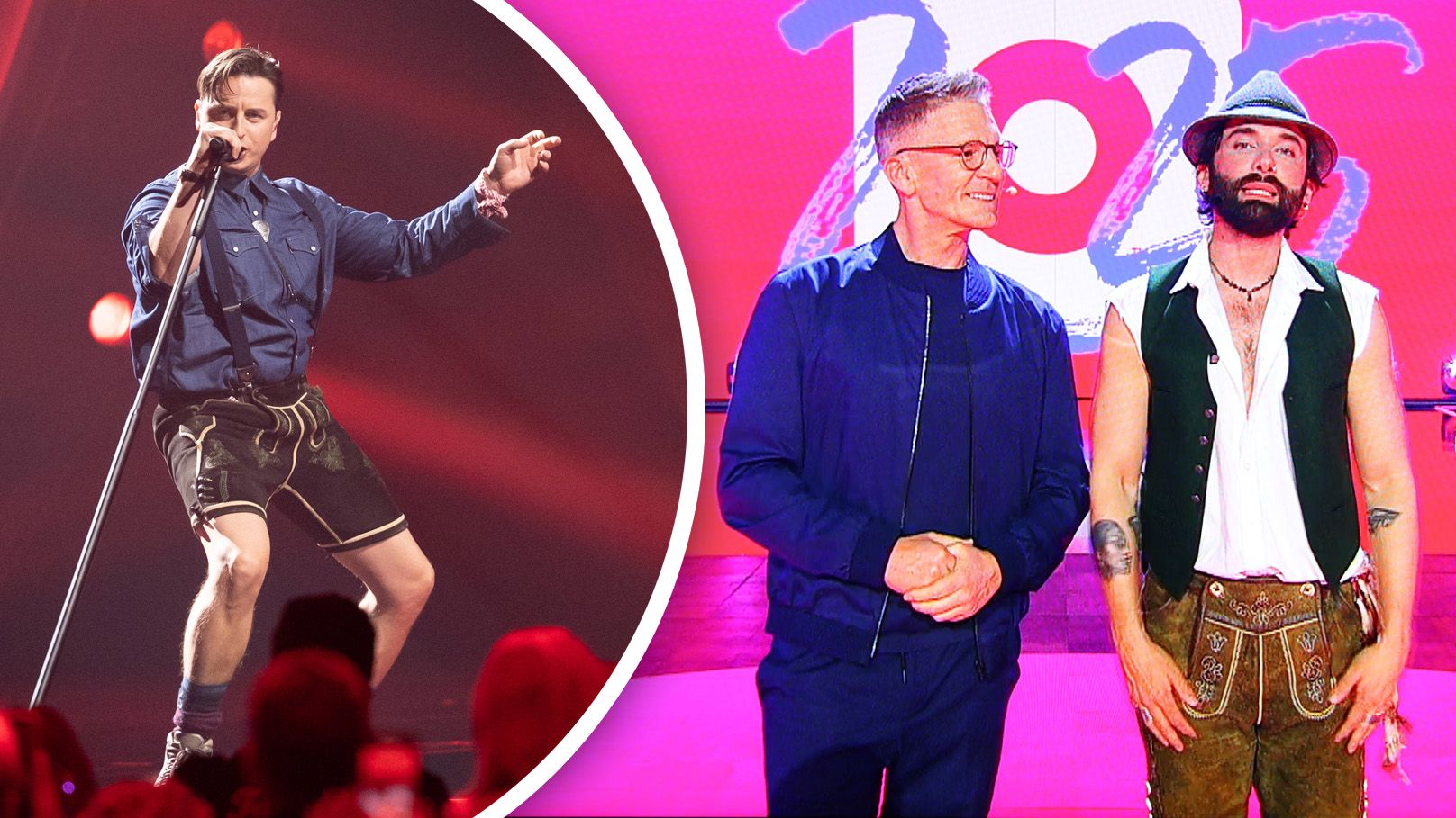 Ungewohnt: Conchita Wurst alias Tom Neuwirth in Lederhose.