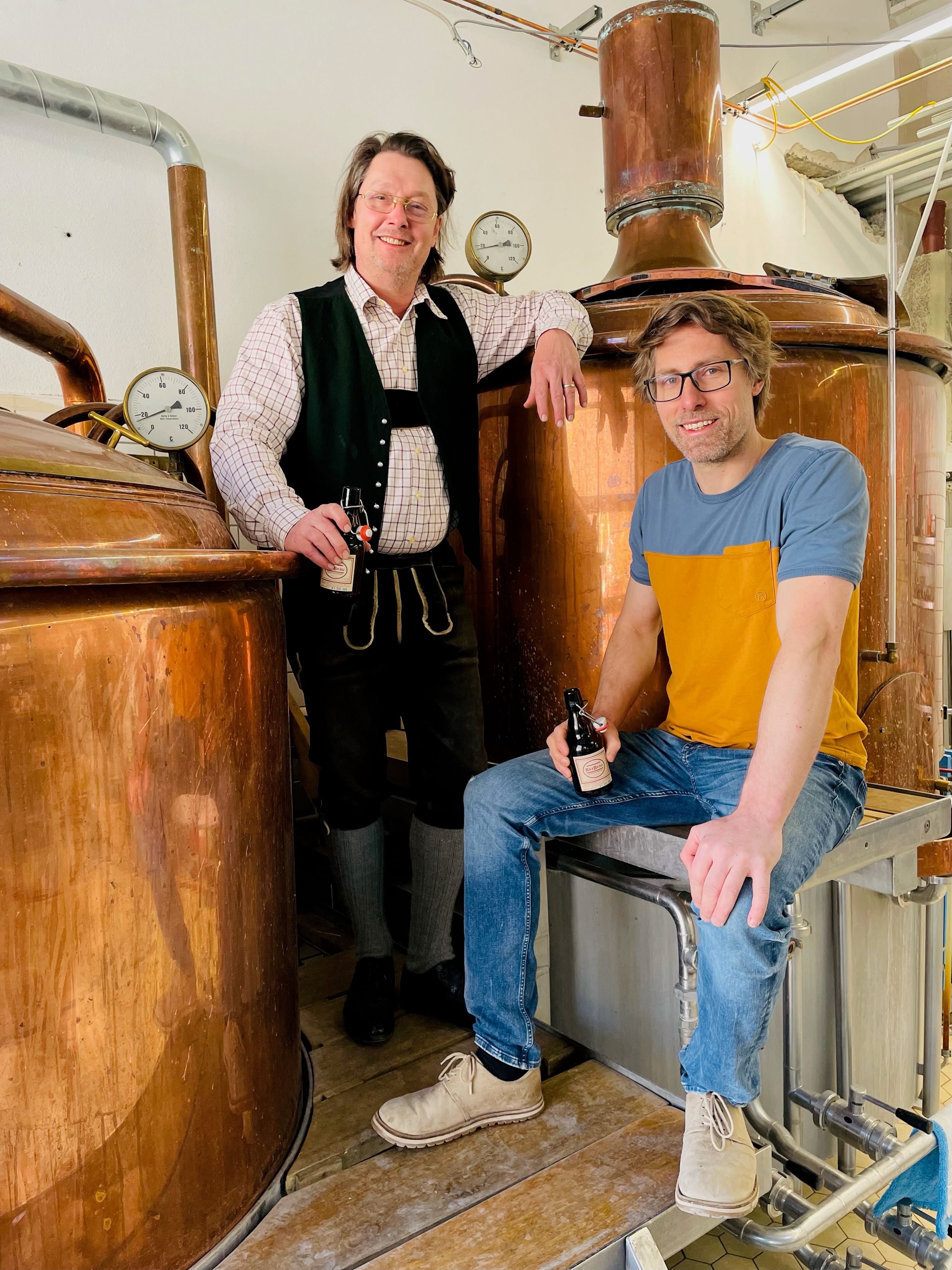 Sasza Hauser und Niko Sindelar brauen aus Leidenschaft. 