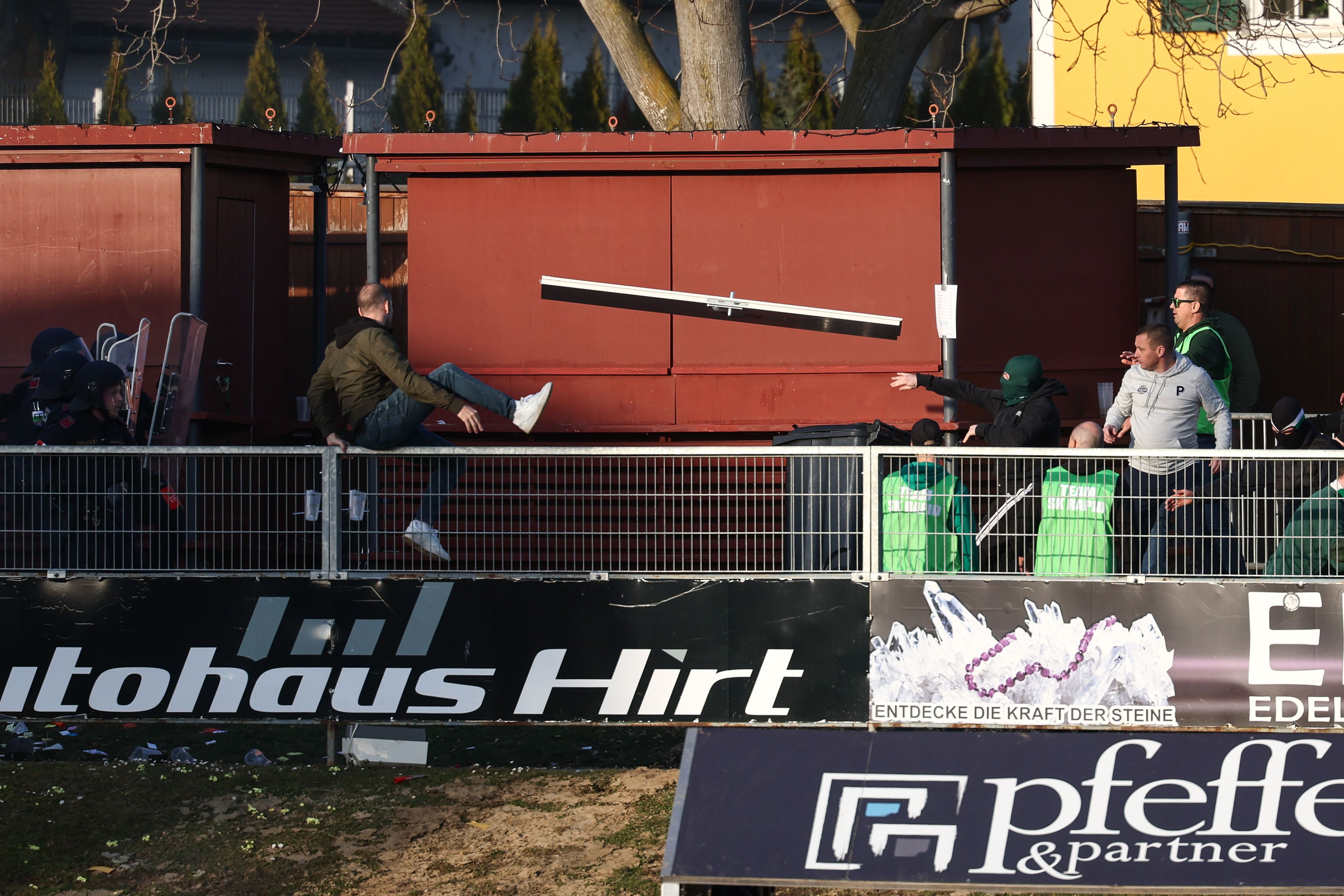 Rapid legt Protest gegen das Urteil der Liga ein.