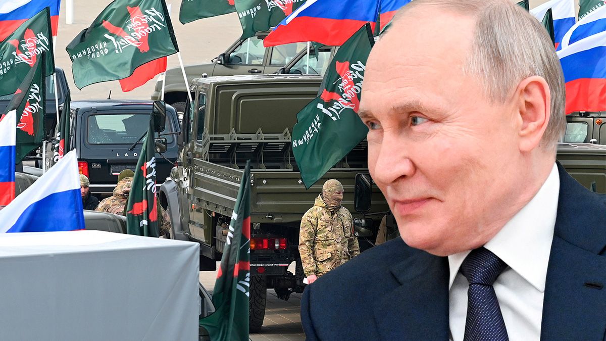 Muss seine Kämpfer schon mit zivilen Ladas ausrüsten, hat aber dennoch derzeit die Oberhand im Ukraine-Krieg: Kreml-Despot Wladimir Putin.