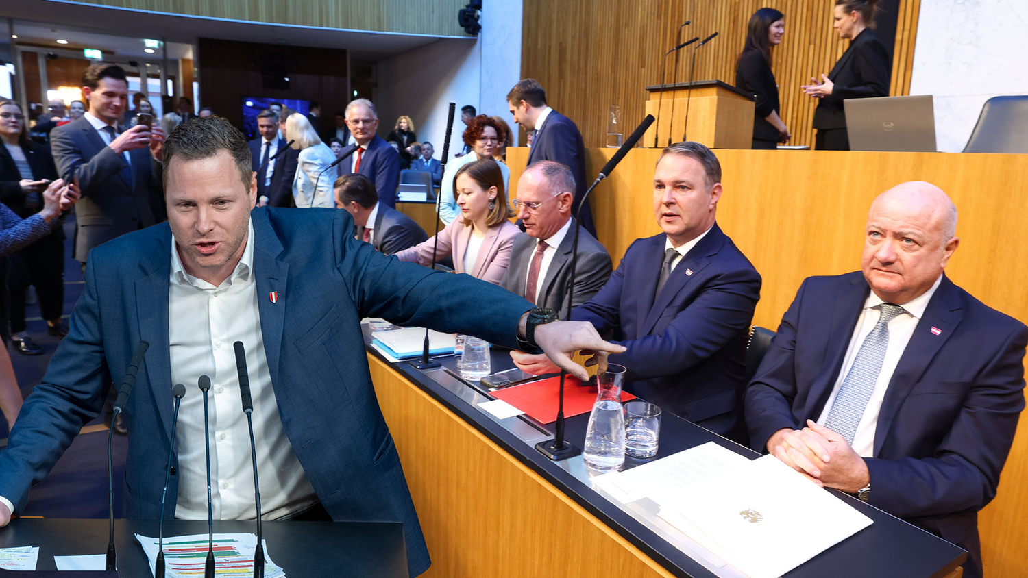 FPÖ-Generalsekretär Michael Schnedlitz kritisierte die Ampel-Regierung.