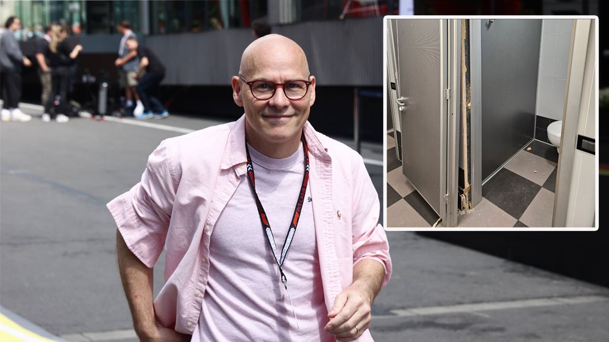 Jacques Villeneuve musste sich aus einem Klo befreien. 