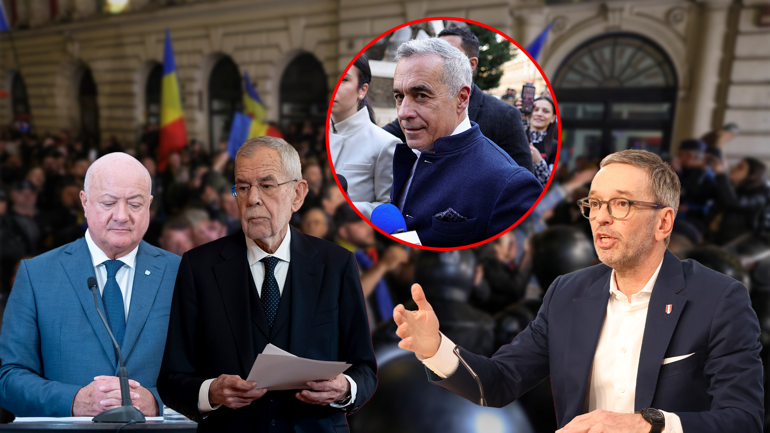 FPÖ-Chef Herbert Kickl fordert von Bundespräsident Alexander Van der Bellen und der Bundesregierung eine klare Linie.