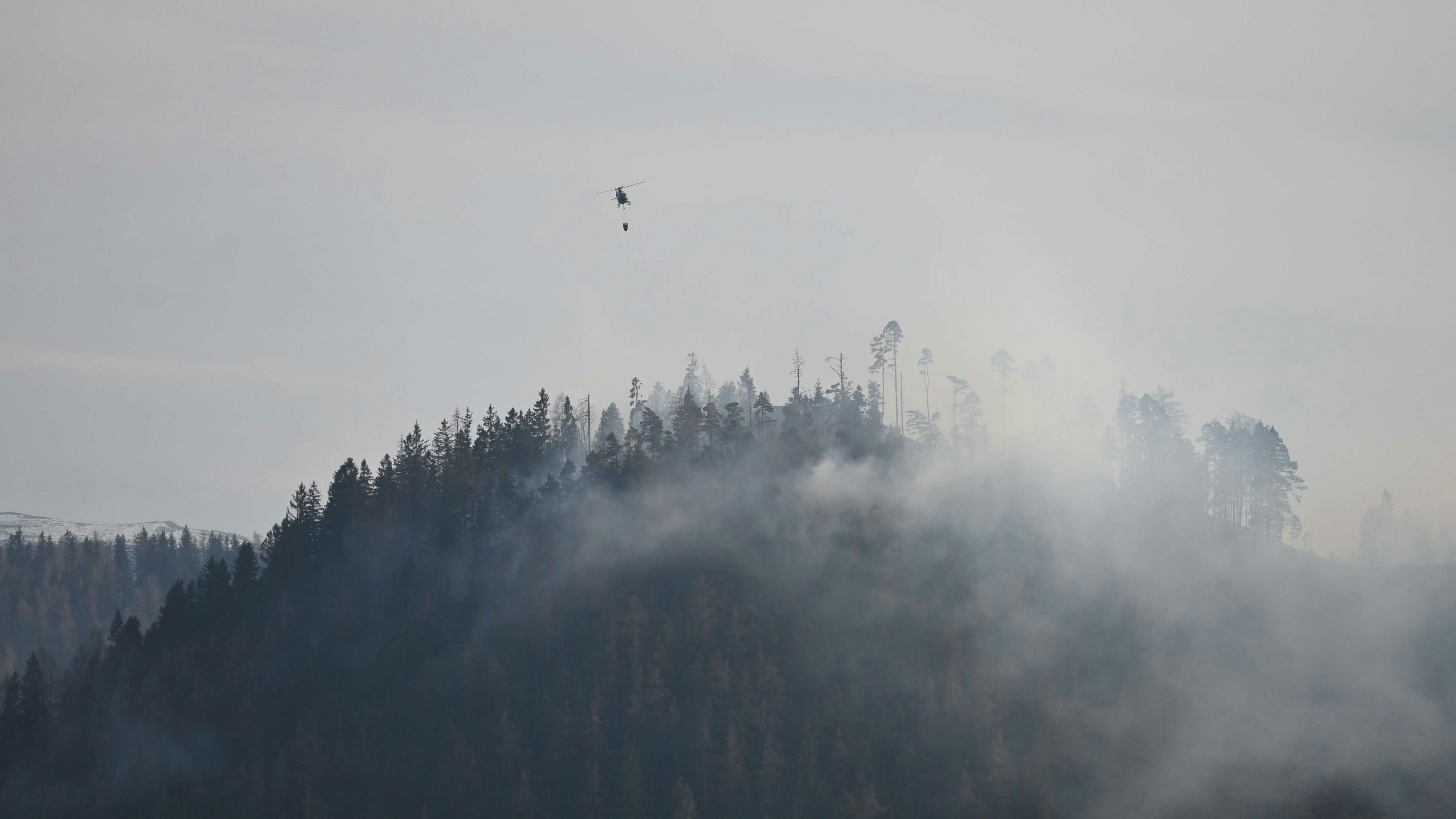 Heute.at - Noch immer kämpfen 200 Florianis gegen Waldbrand an