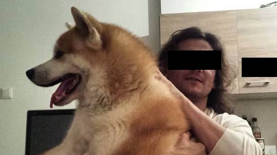 Bessere Zeiten: Häftling Marco mit seinem Hund.