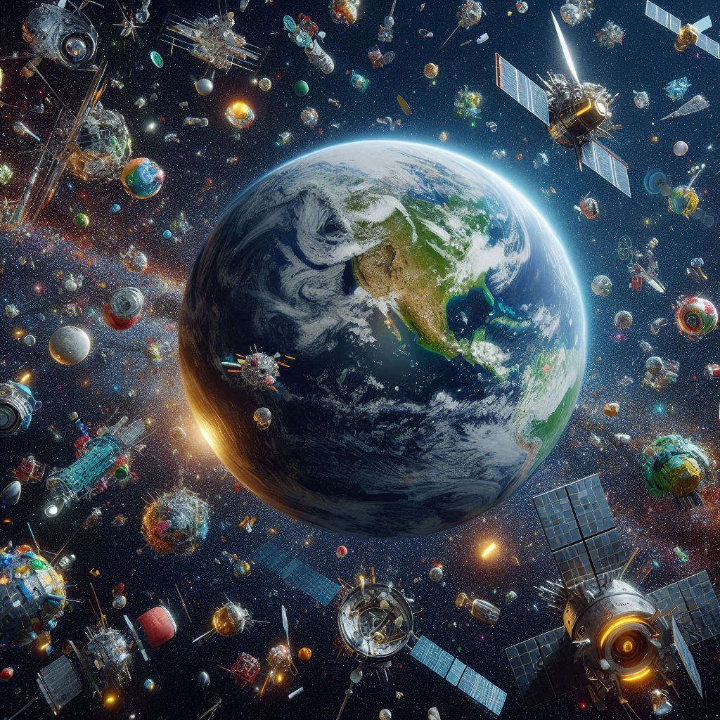 Die Wahrscheinlichkeit von Zusammenstößen im Weltraum wird immer größer.