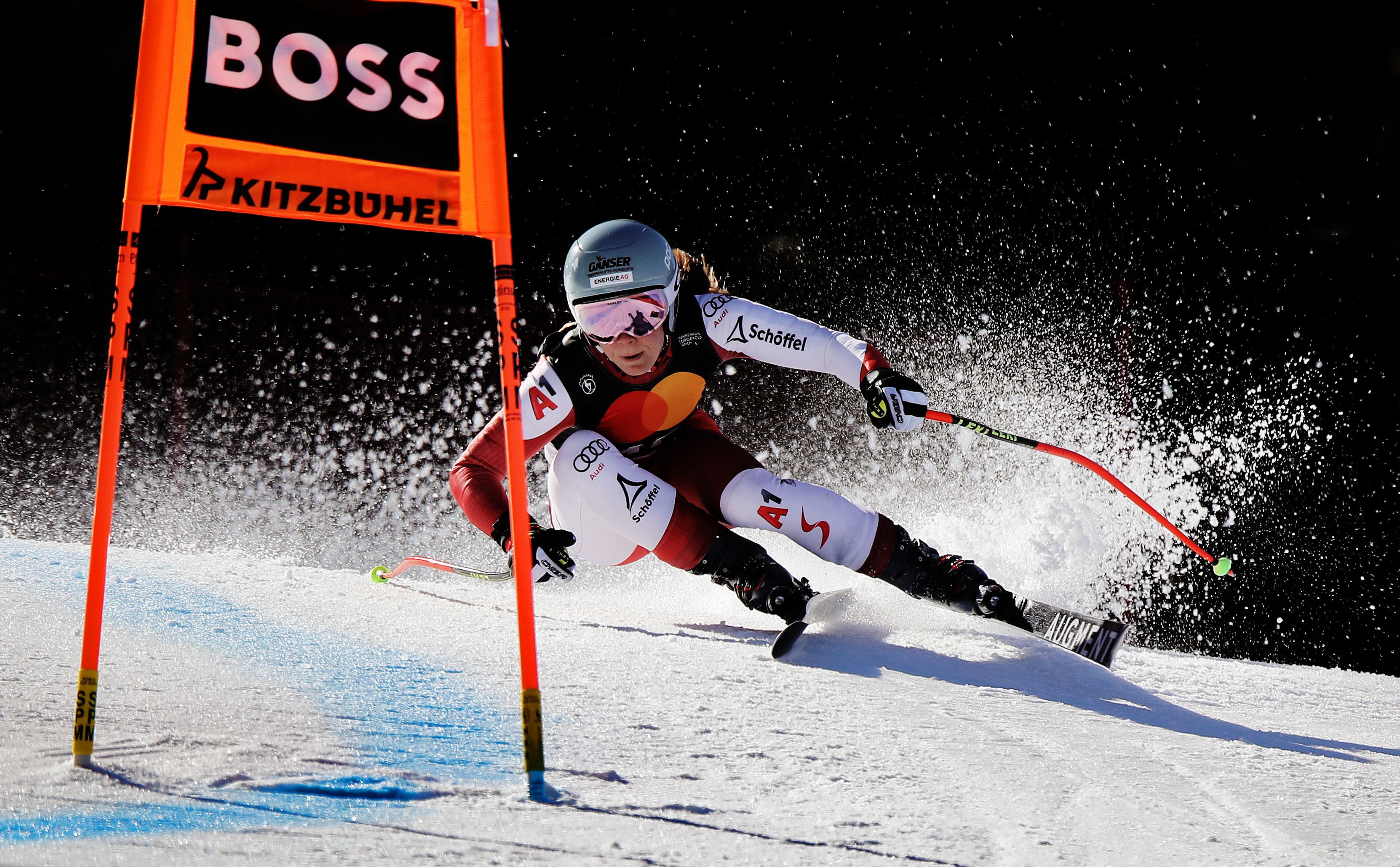 Spektakel pur: Damen-Super-G auf der Streif