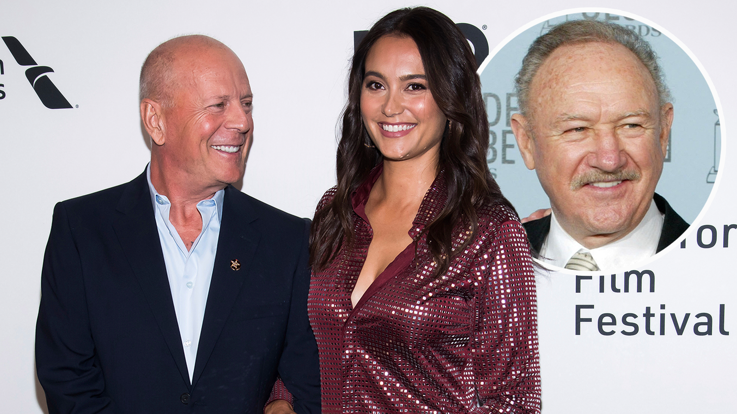 Emma Heming-Willis (hier mit Bruce Willis) zeigt sich nach dem Tod von Gene und Betsy Hackman nachdenklich.