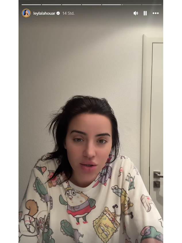 Leyla Lahouar beklagt sich auf Instagram über ihre starken Schmerzen.