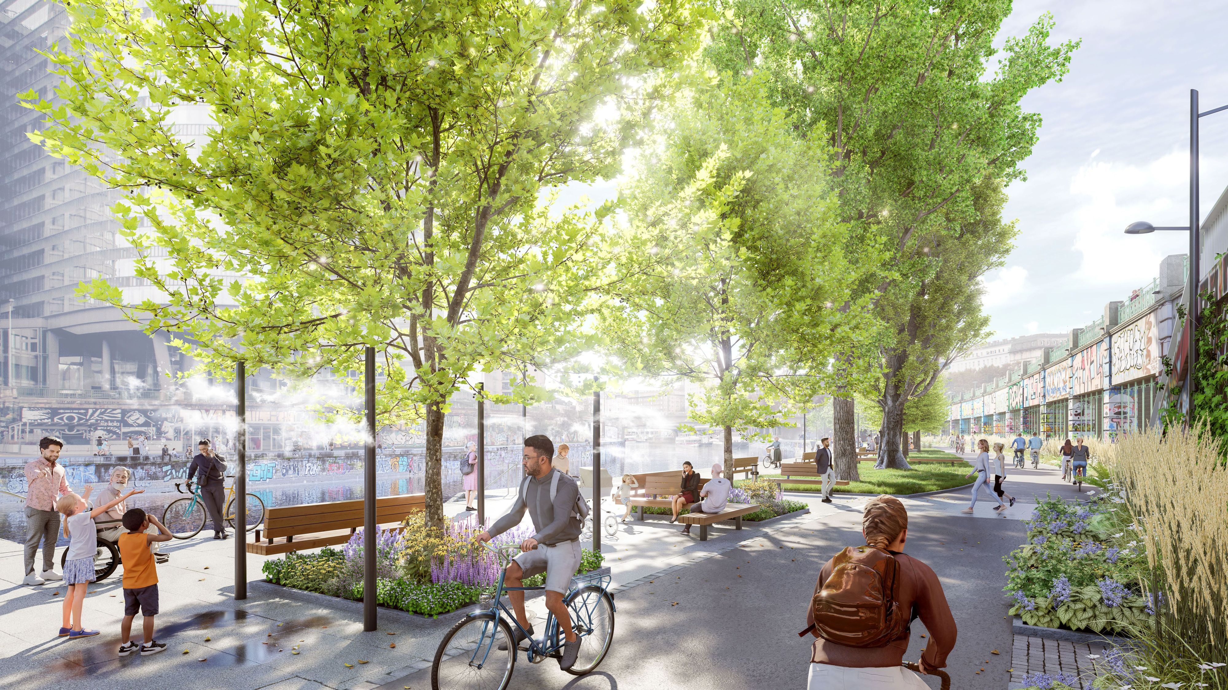 Die Stadt hat ein neues Konzept für den Donaukanal.