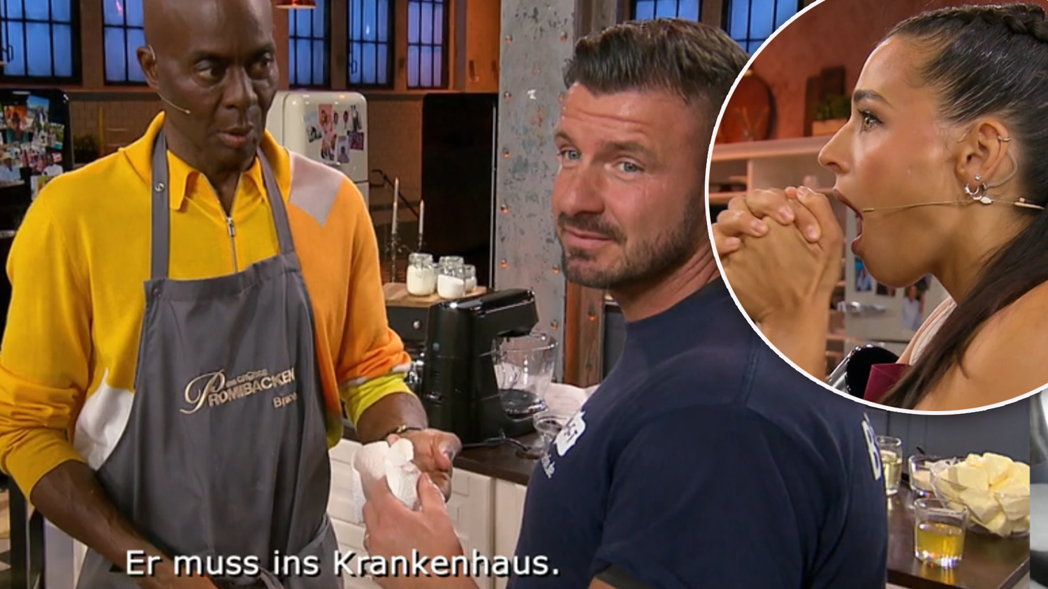 Bruce Darnell hat sich schwer verletzt - Amira Aly kann es nicht fassen.