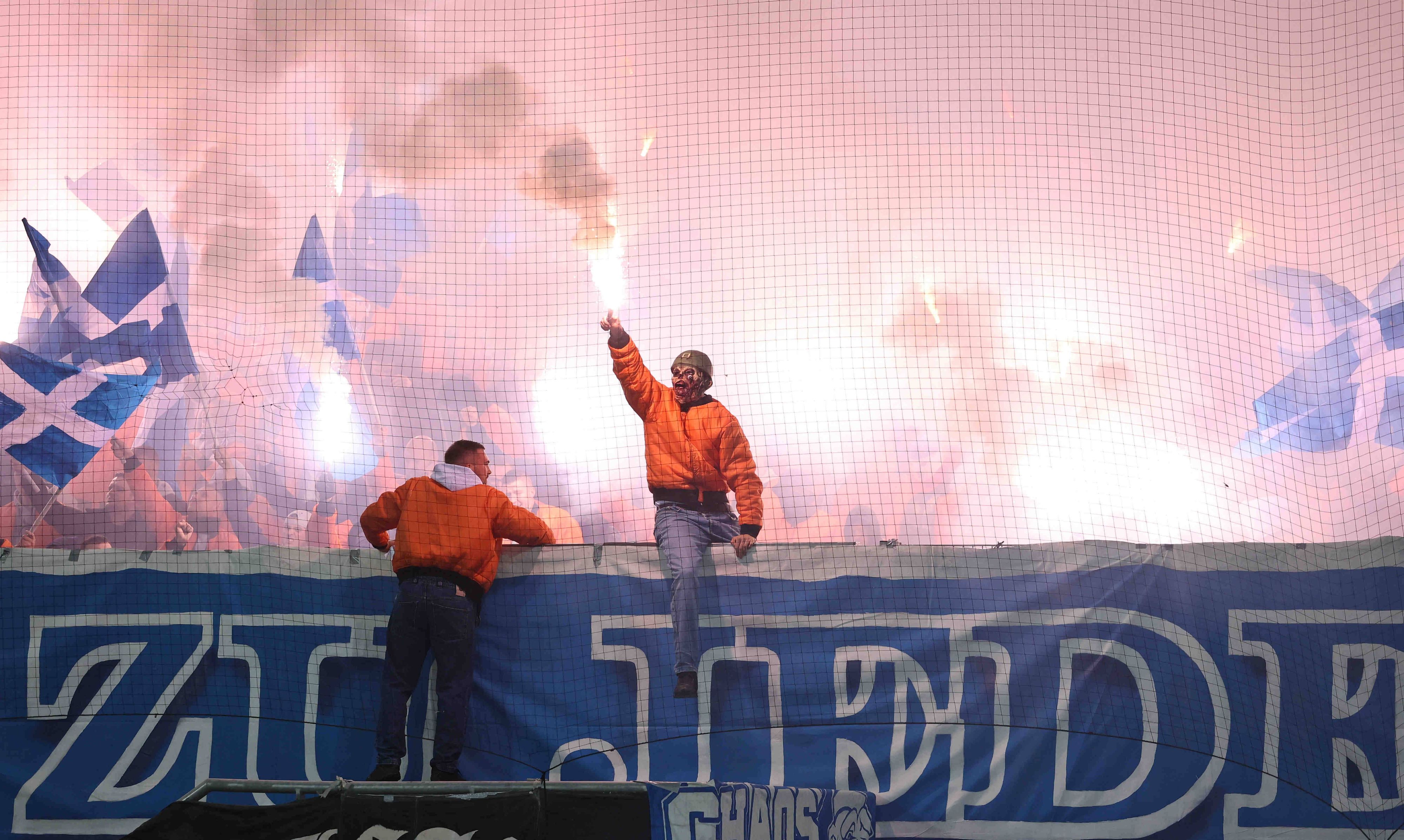 Hooligans von Rostock gerieten ins Visier der Polizei