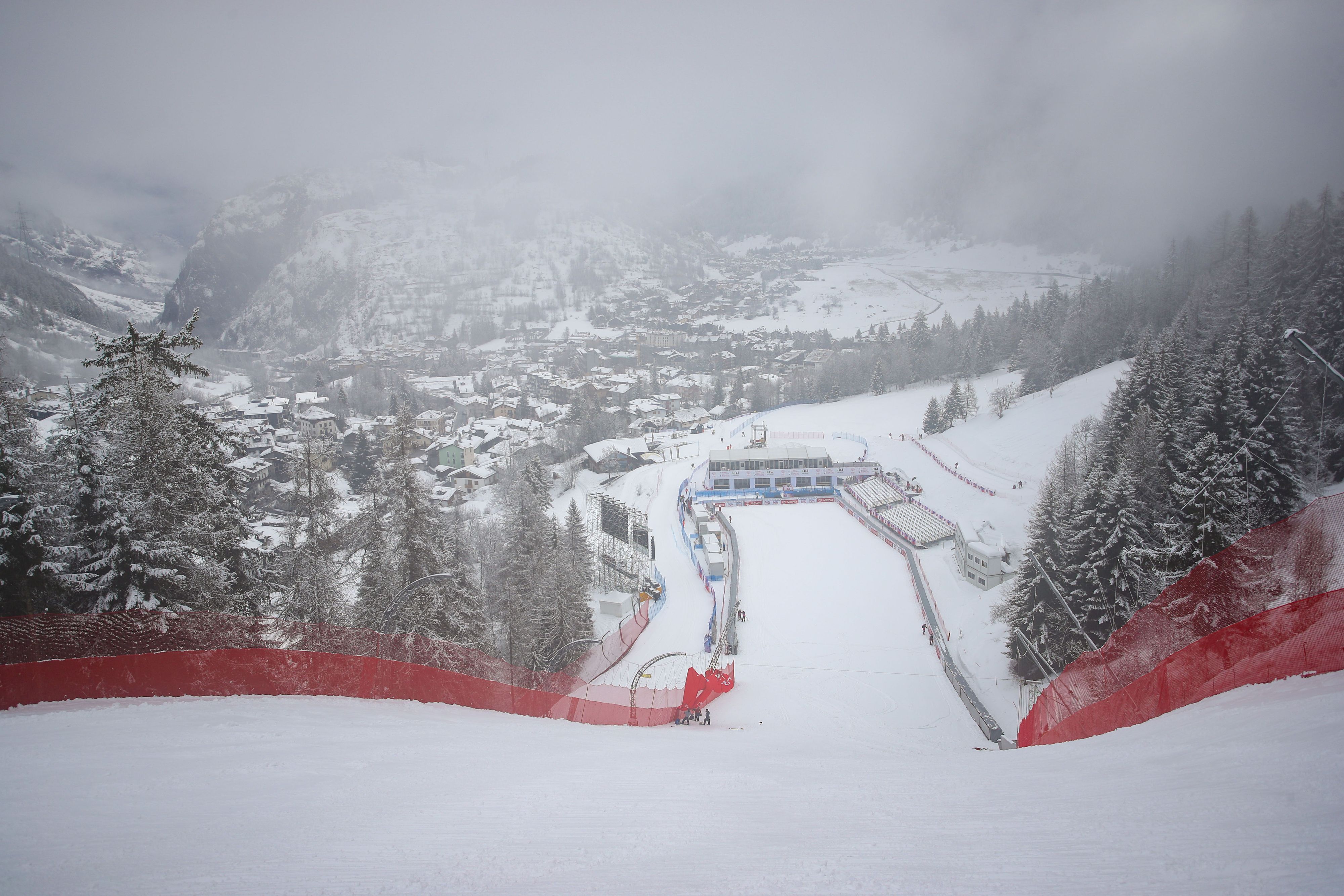 Auch das zweite Abfahrtstraining in La Thuile musste abgesagt werden.