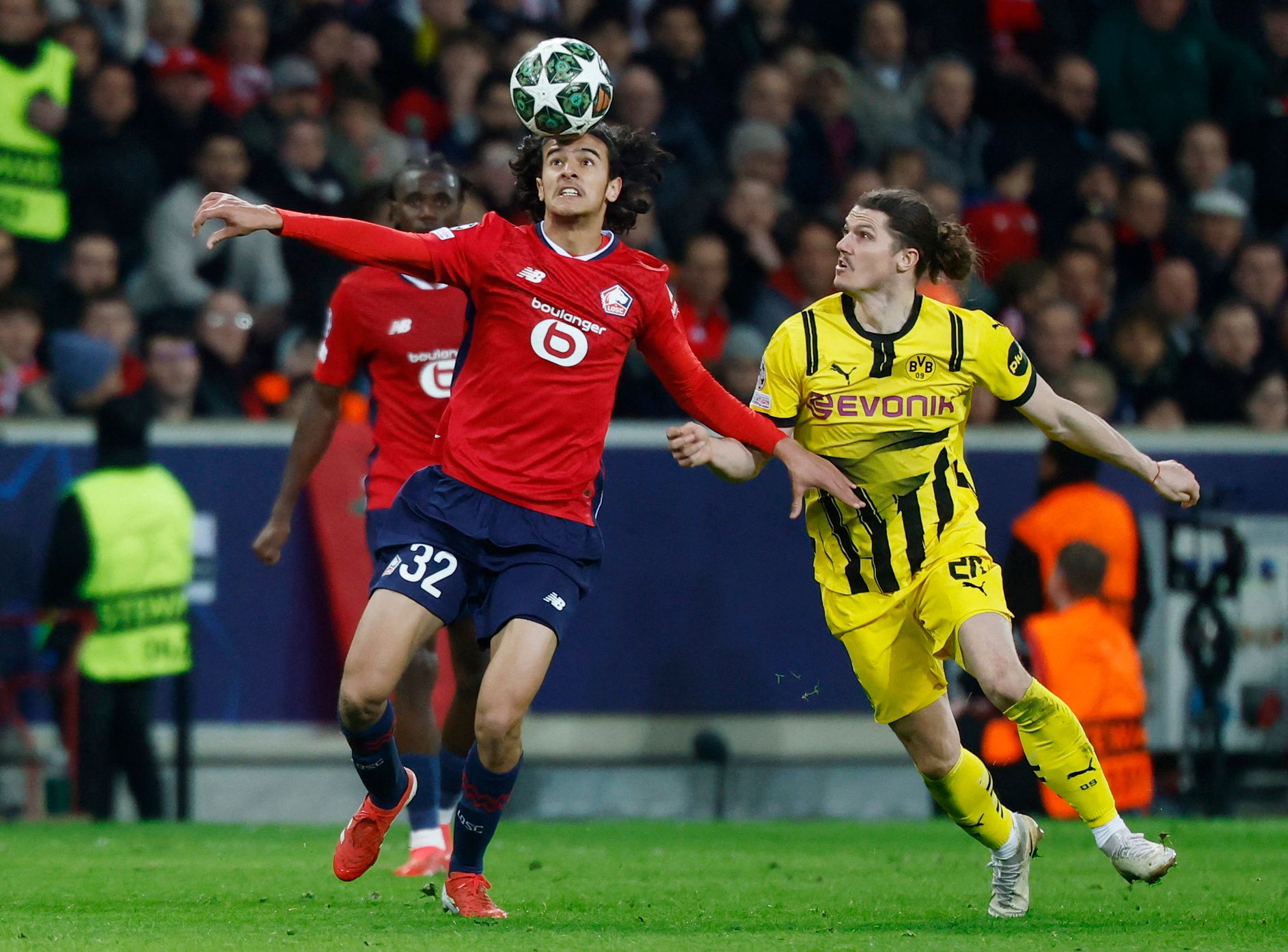 Marcel Sabitzer ringt mit dem BVB Lille nieder.