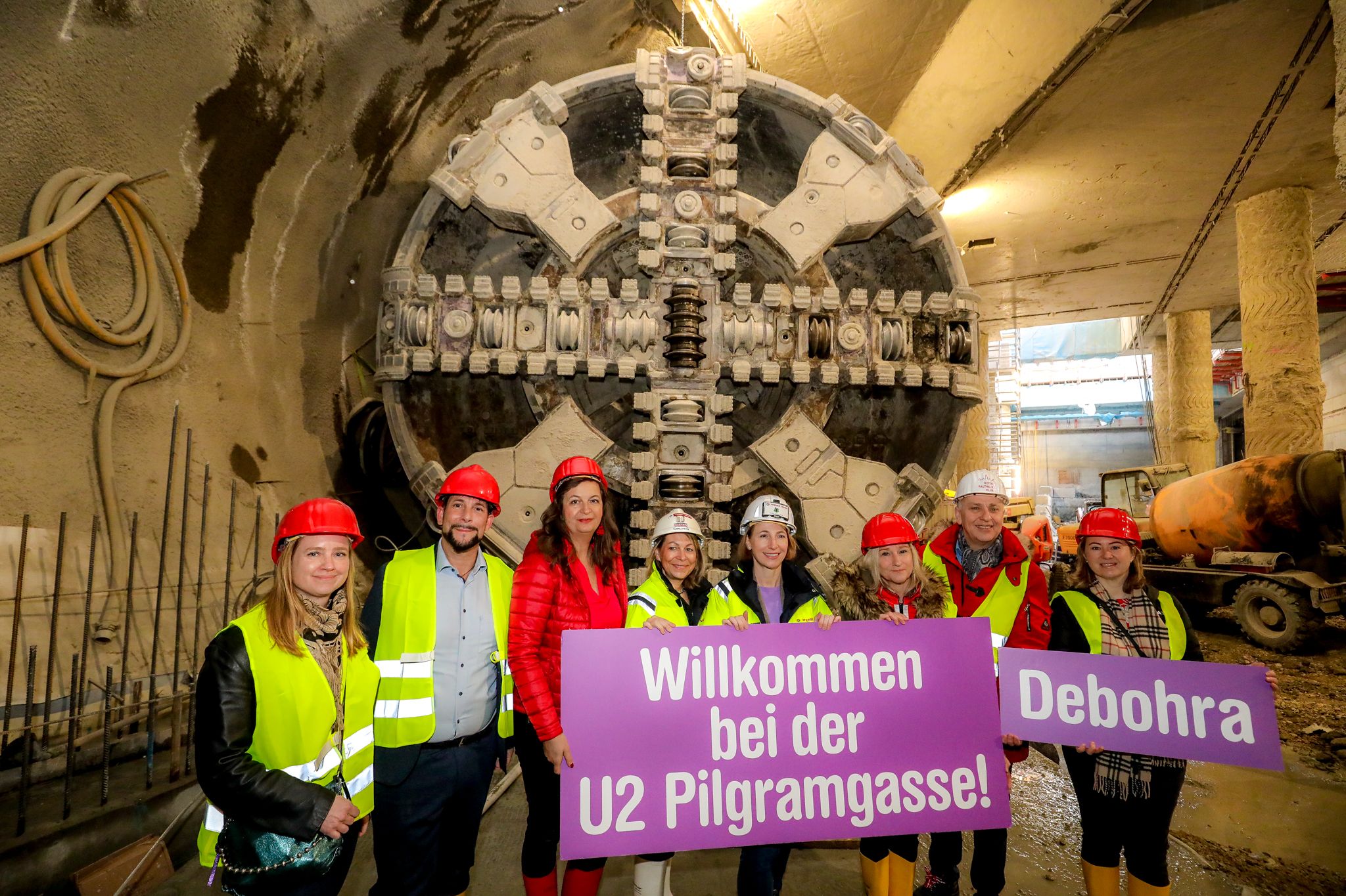 Feierlicher Empfang für 