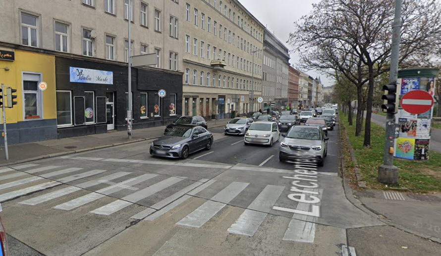 Blick auf den Lerchenfelder Gürtel