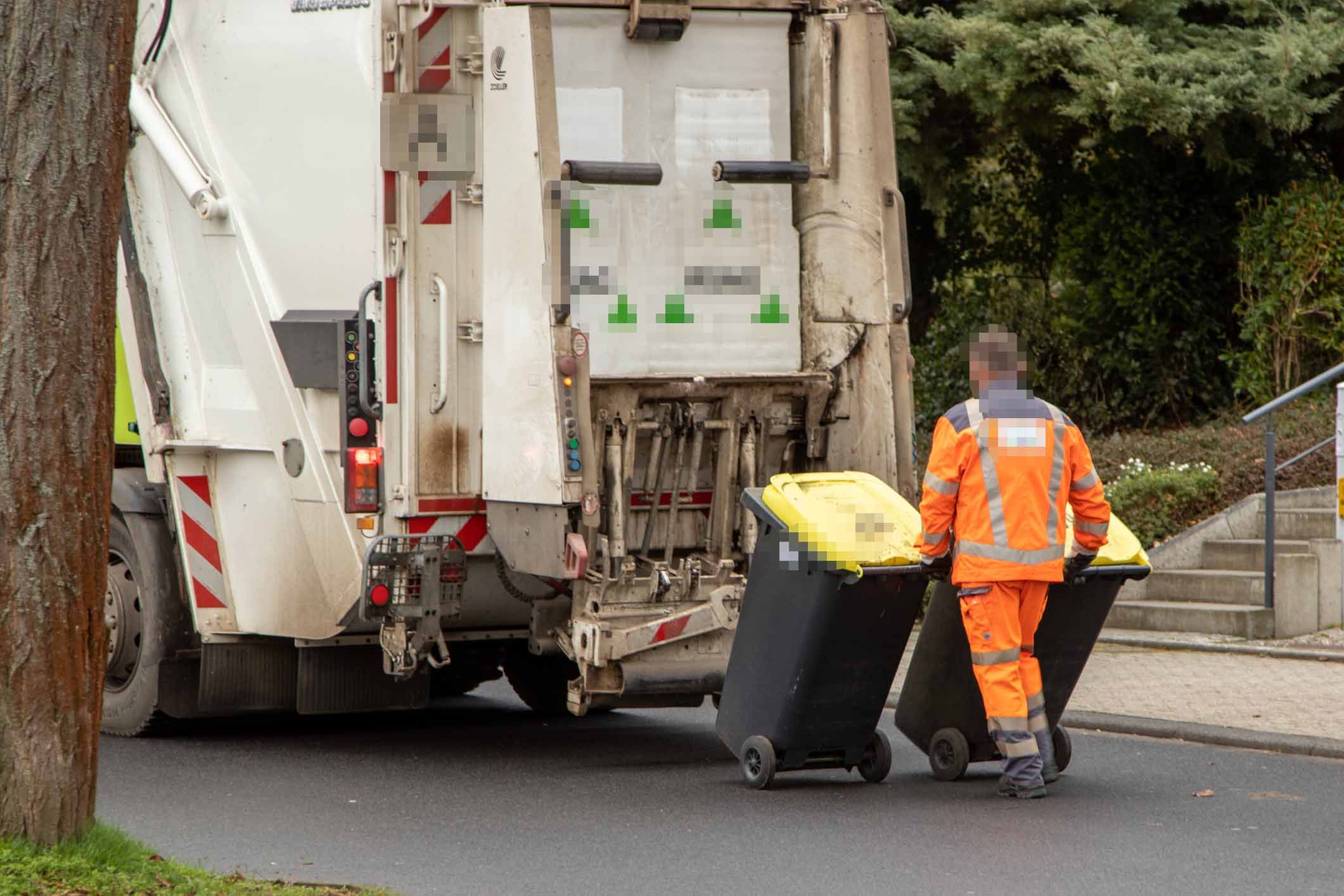 Symbolbild eines Müllarbeiters