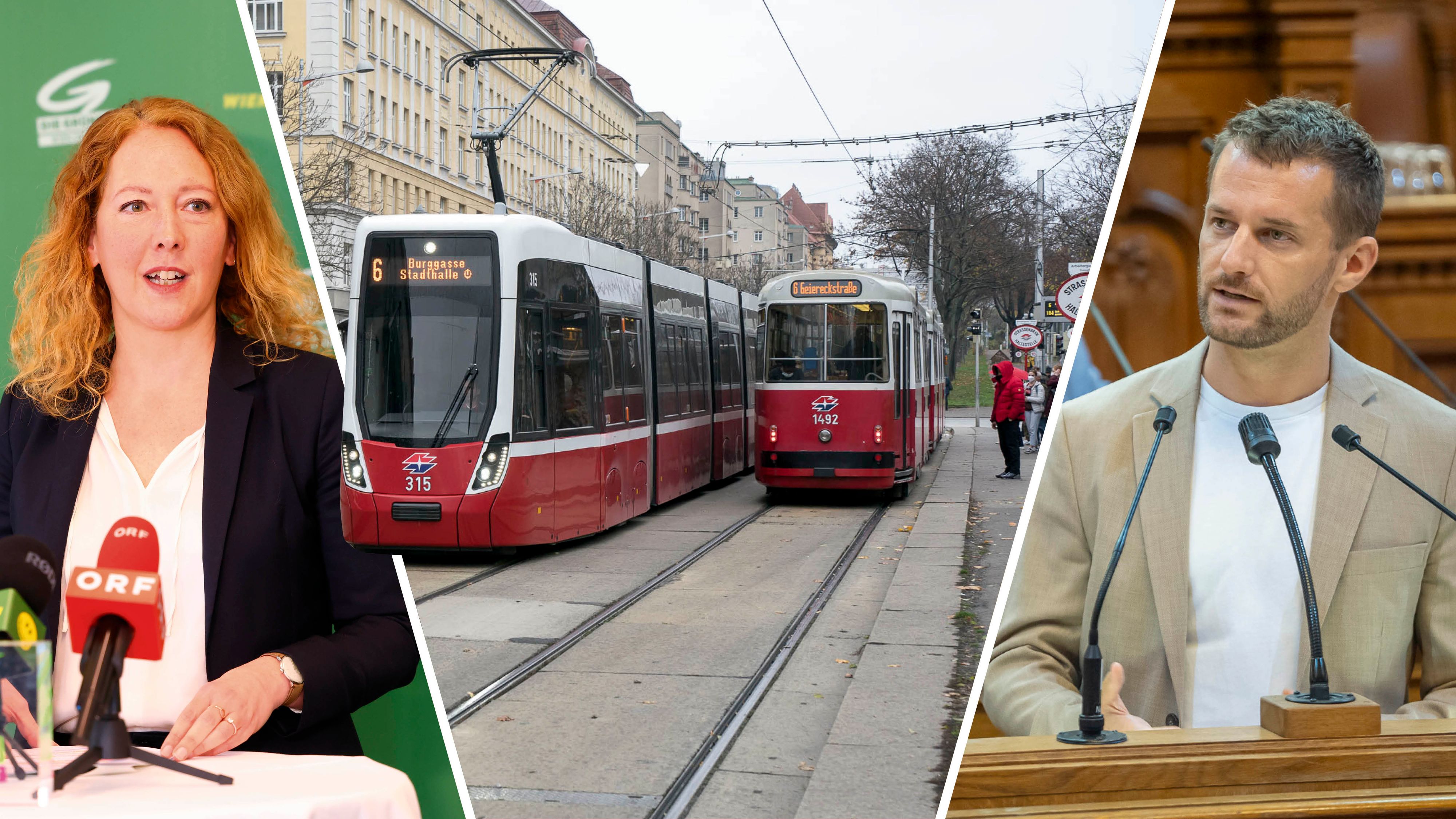 Die Grünen Wien präsentierten ihr großes Öffi-Paket.