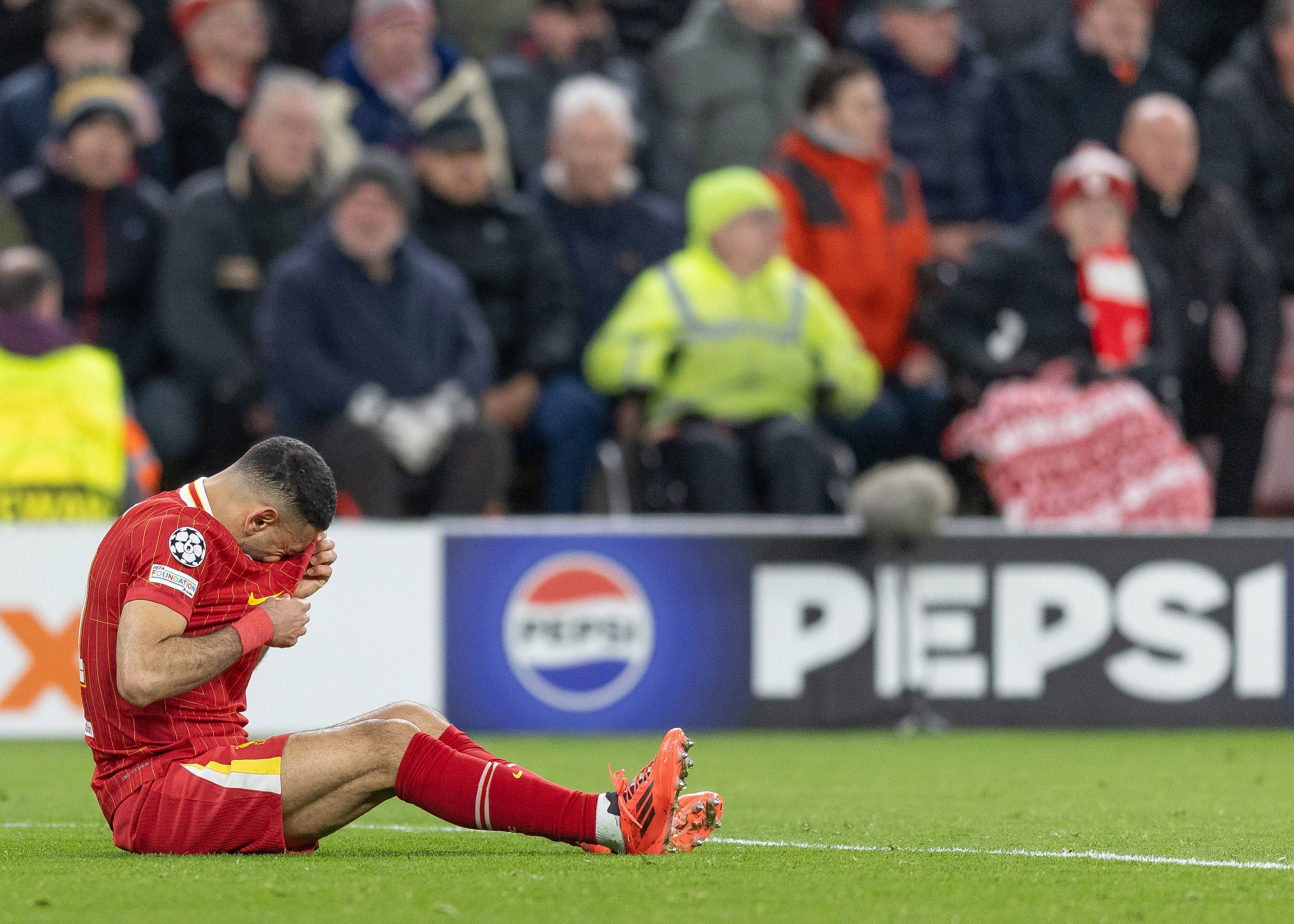 Mohamed Salah weinte nach dem Spiel bittere Tränen.