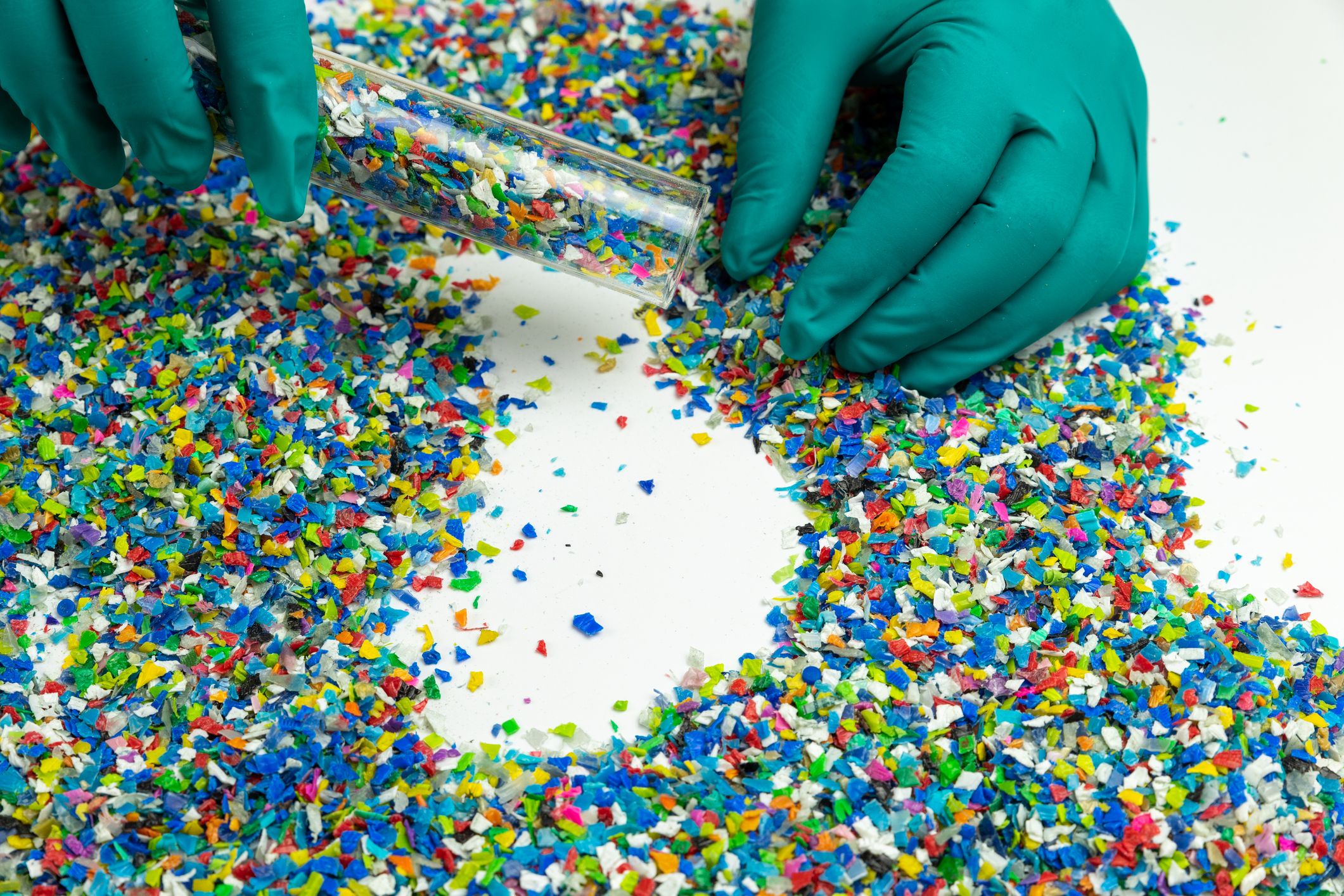 Bunte Gefahr: Mikroplastik ist allgegenwärtig.