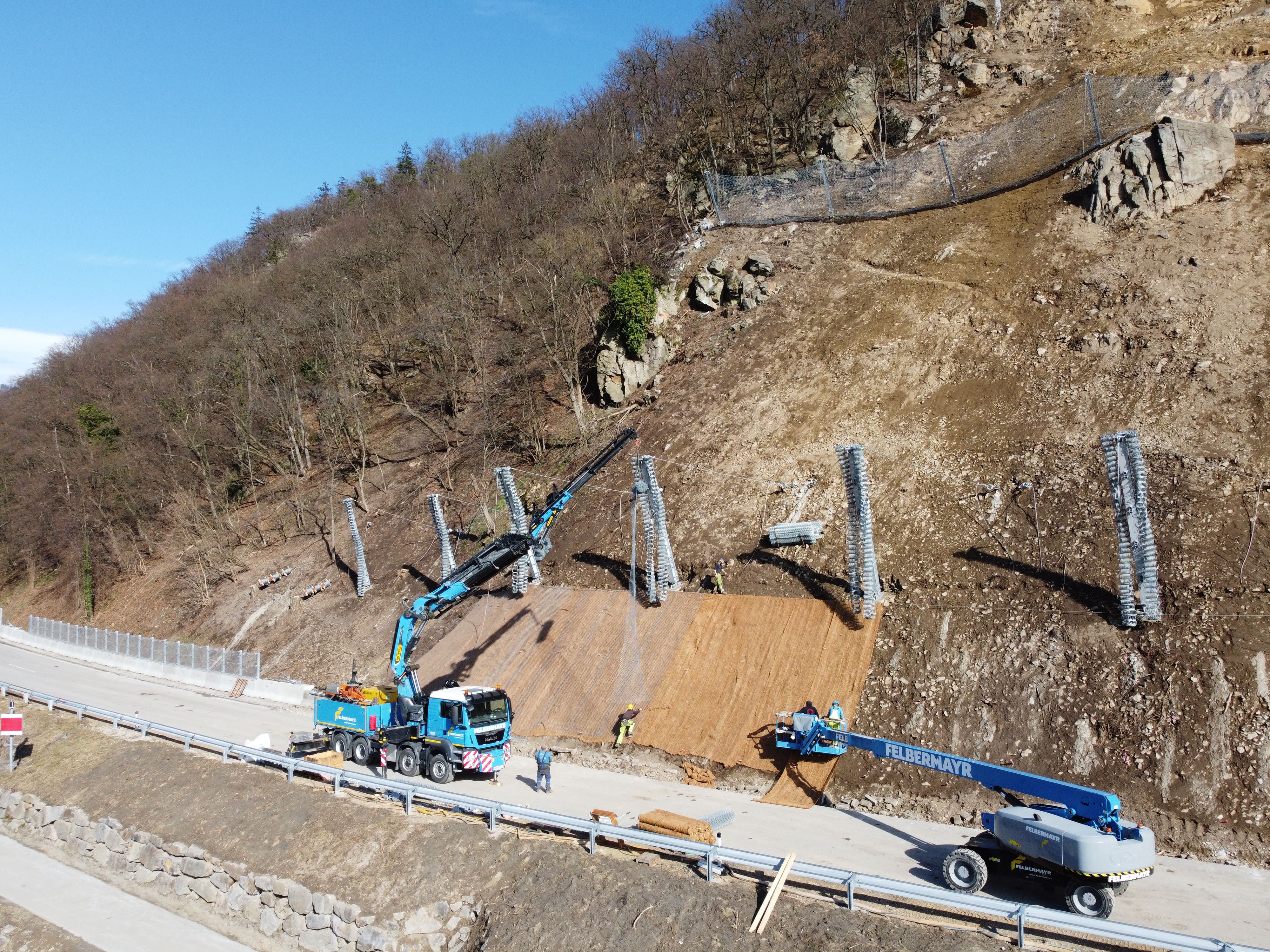 Die Arbeiten laufen auf Hochtouren