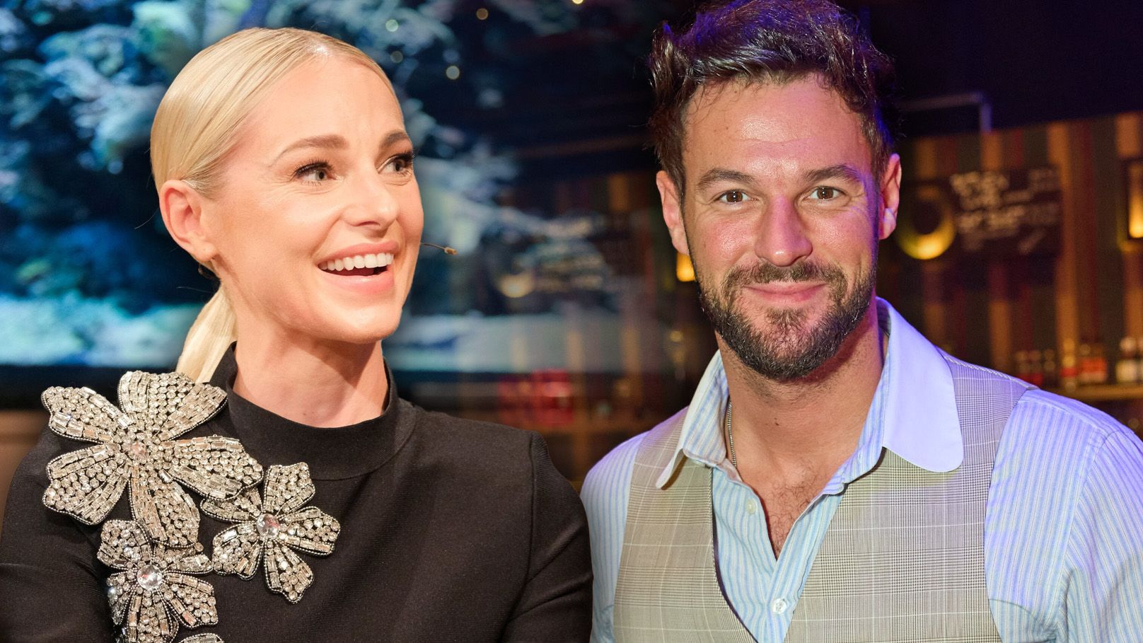 Schneider und Pizzera stehen für einen neuen Film vor der Kamera.