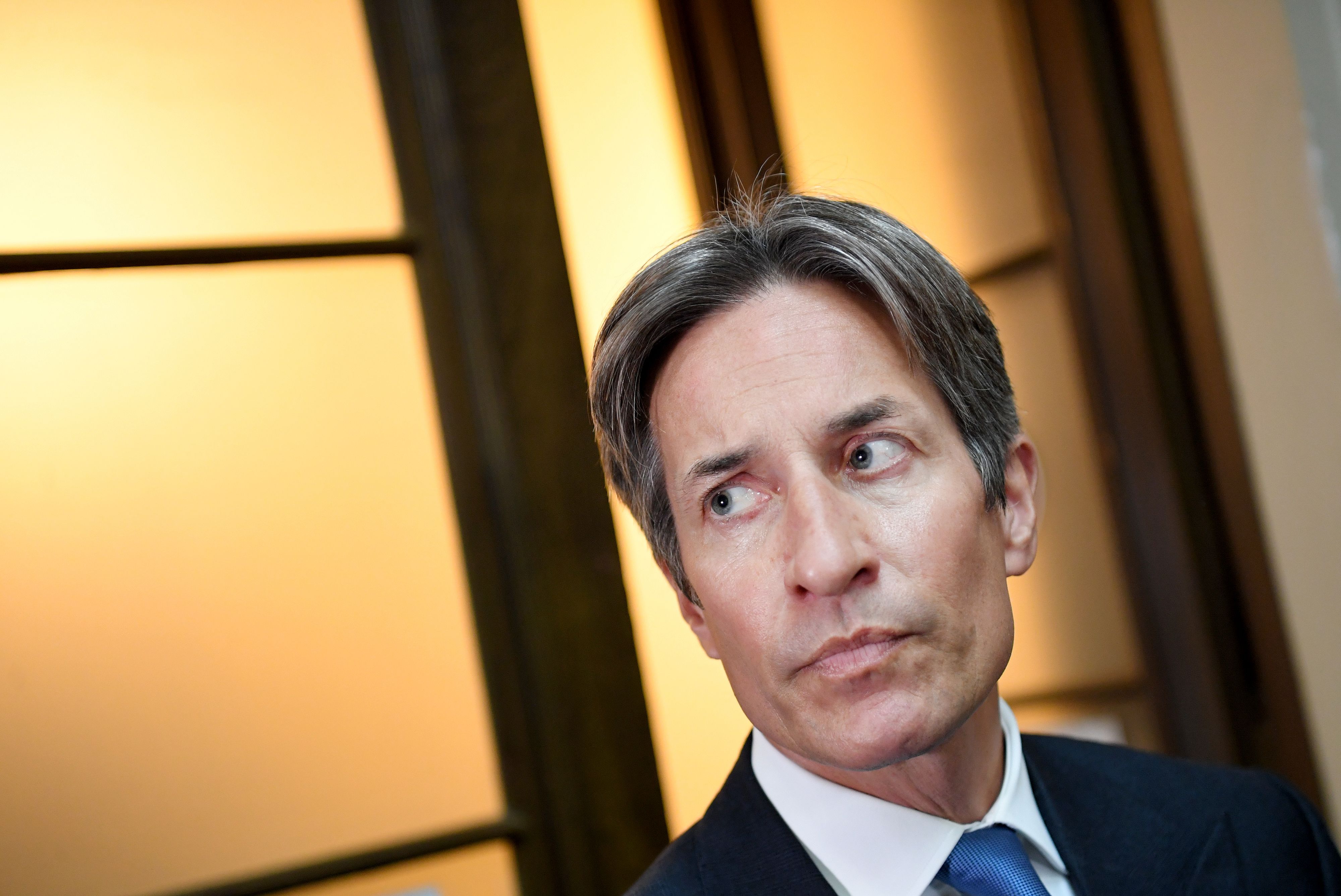 Ex-Finanzminister Karl-Heinz Grasser nach der Urteilsverkündung in erster Instanz im Buwog-Prozess am 4. Dezember 2020.