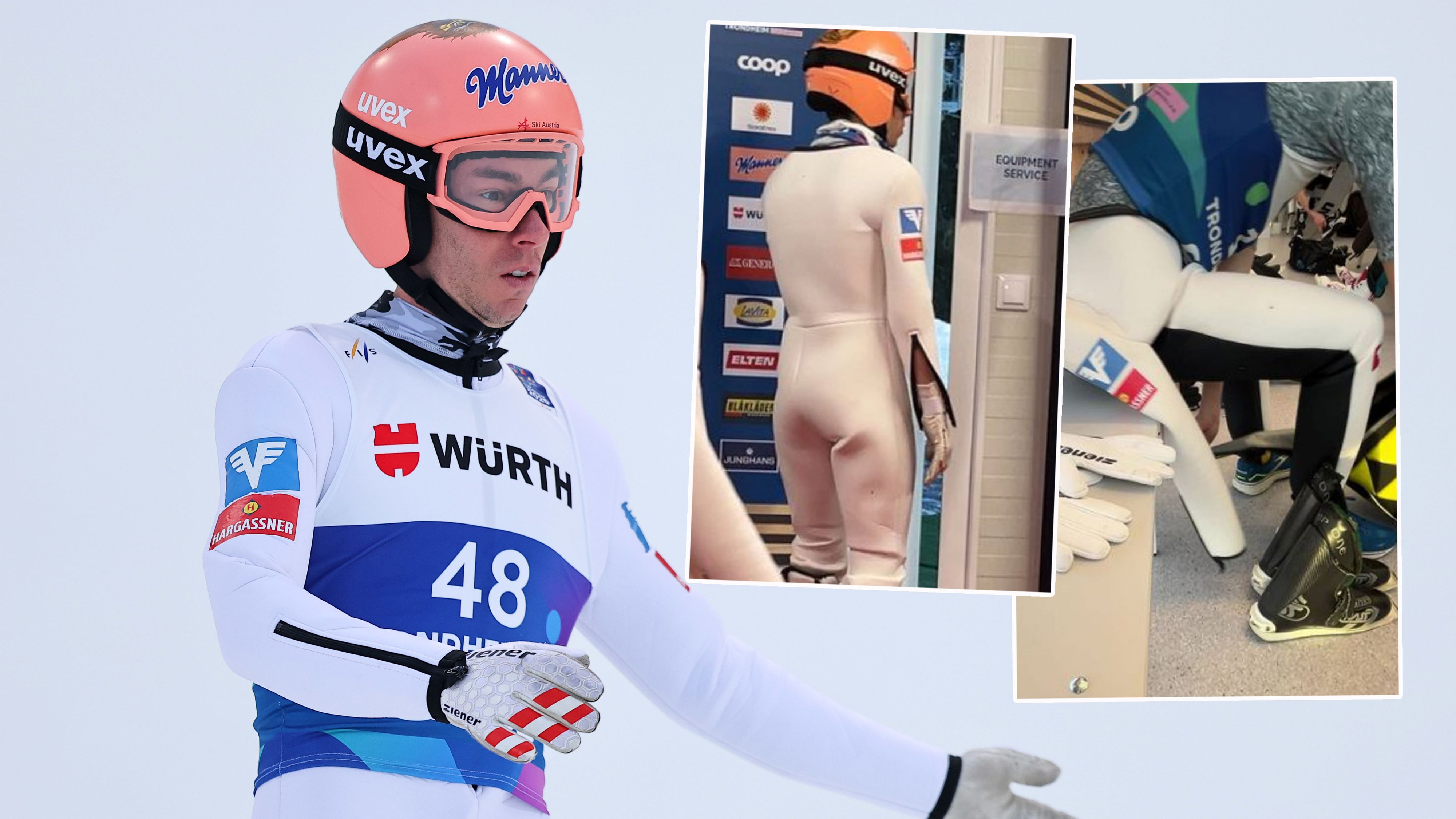 Stefan Kraft wurde bei der WM heimlich fotografiert.