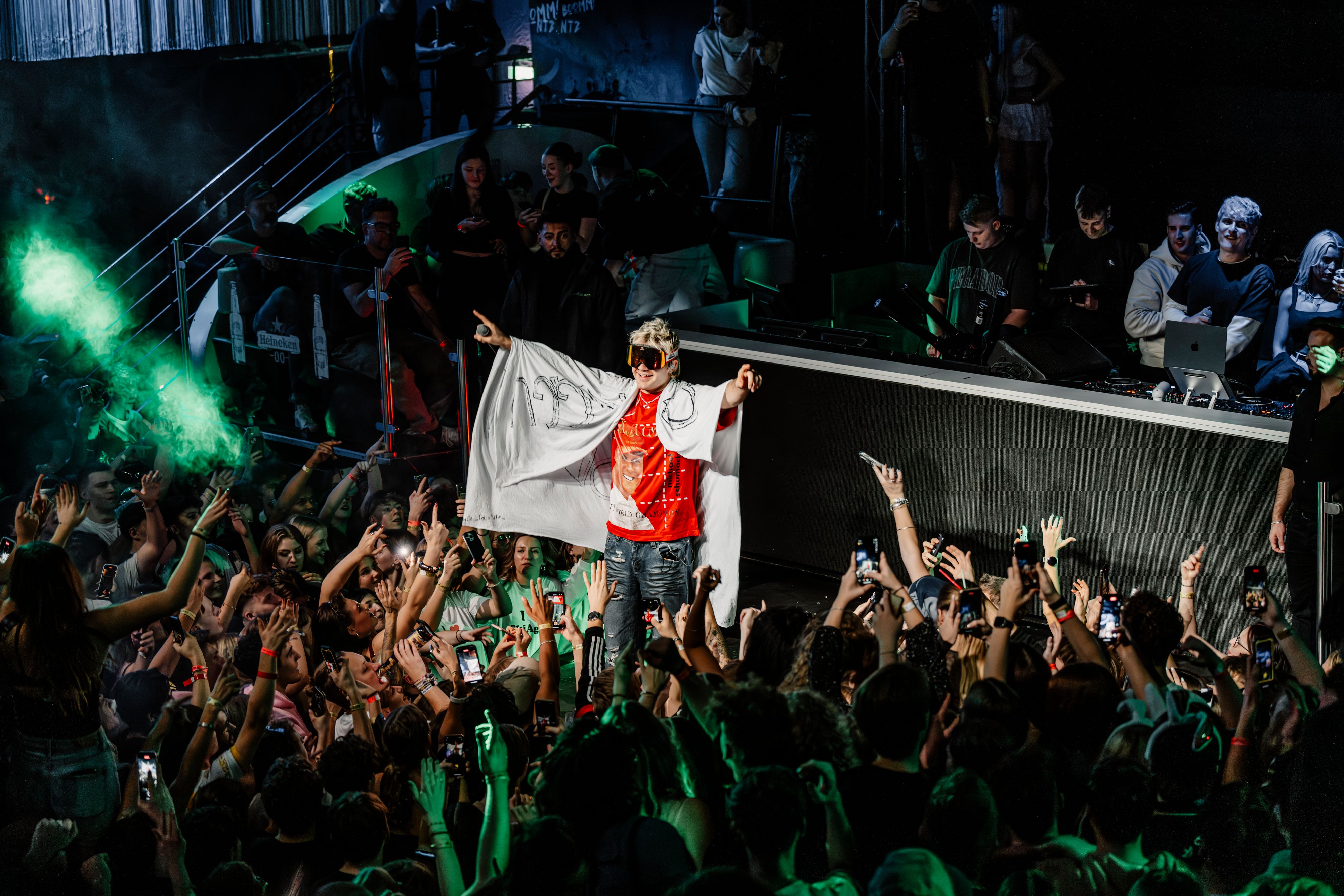 Rapper Ski Aggu begeisterte schon mehrmals die Partywütigen im Empire St. Martin.