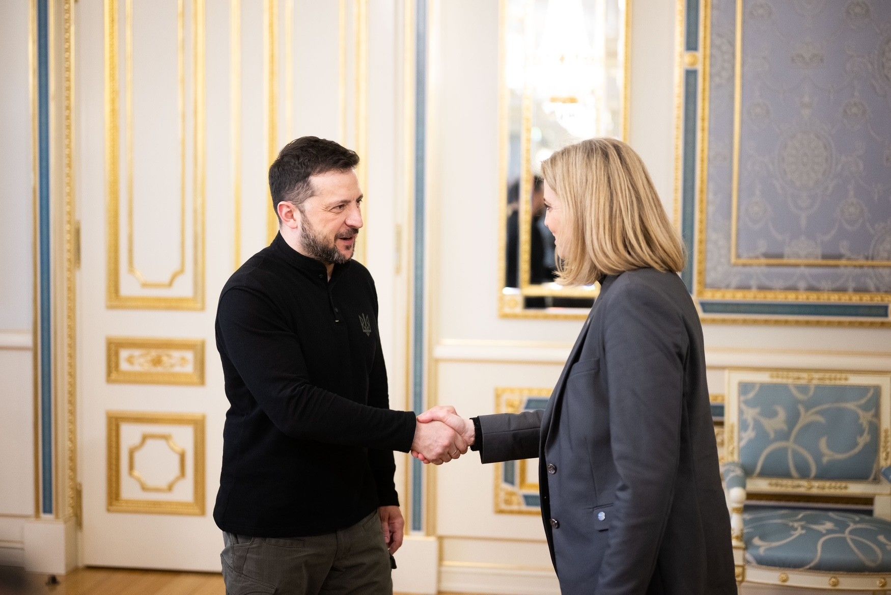 Meinl-Reisinger bei ihrem ersten Besuch in der Ukraine. Am Freitag reist die Ministerin nach Lemberg.