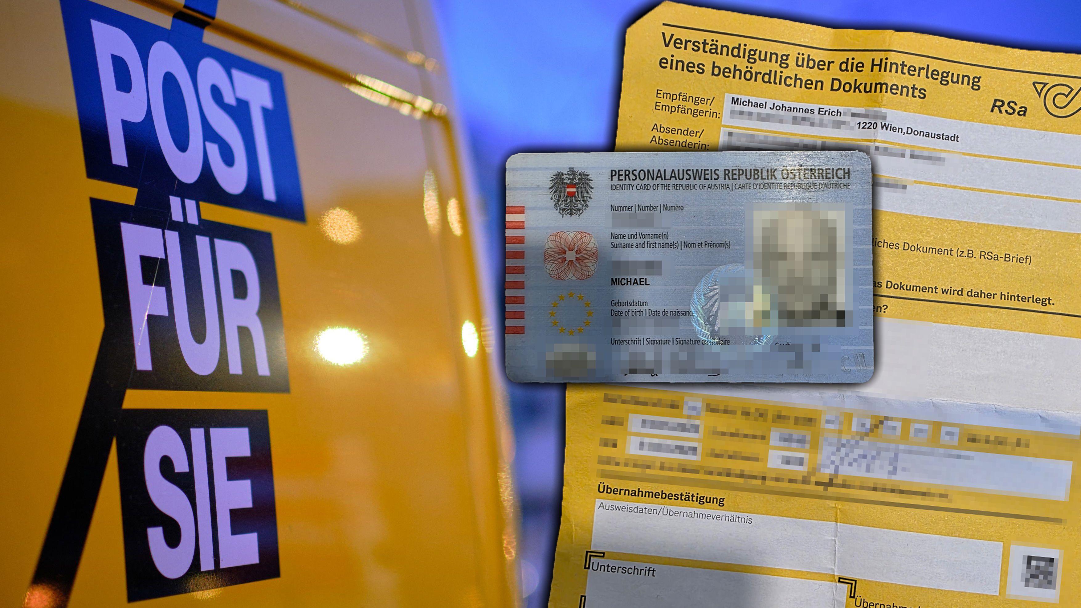 Kuriosum in Wien: Auf den Brief einer Behörde wird Michael wohl noch etwas warten müssen.