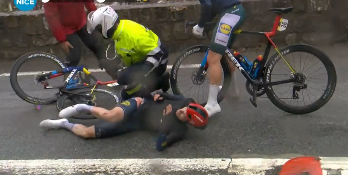 Mattias Skjelmose stürzte schwer.