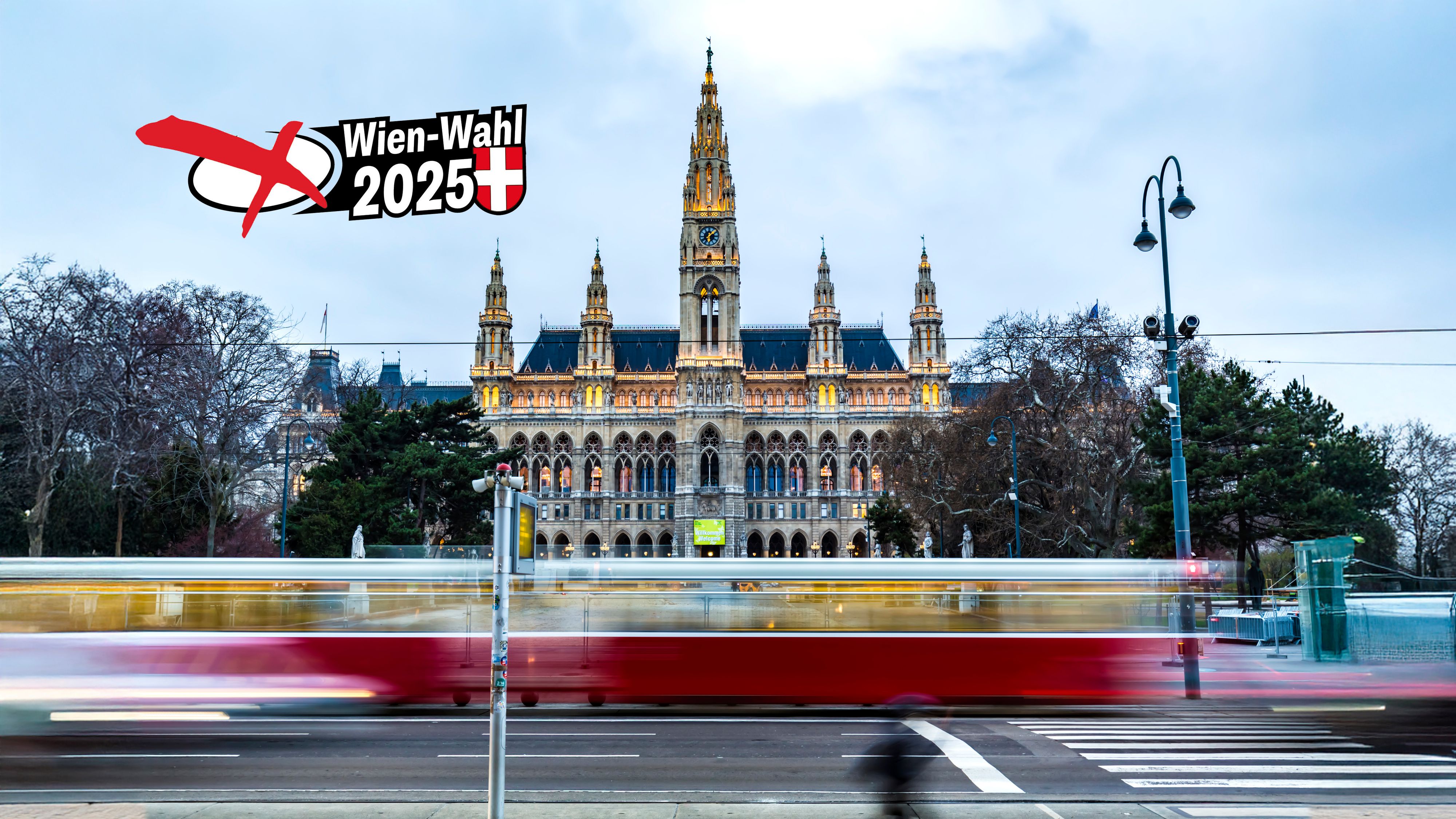 Bei der Gemeinderatswahl am 27. April 2025 treten sieben Parteien in ganz Wien an. Weitere Listen kandidieren nur in einzelnen Bezirken.