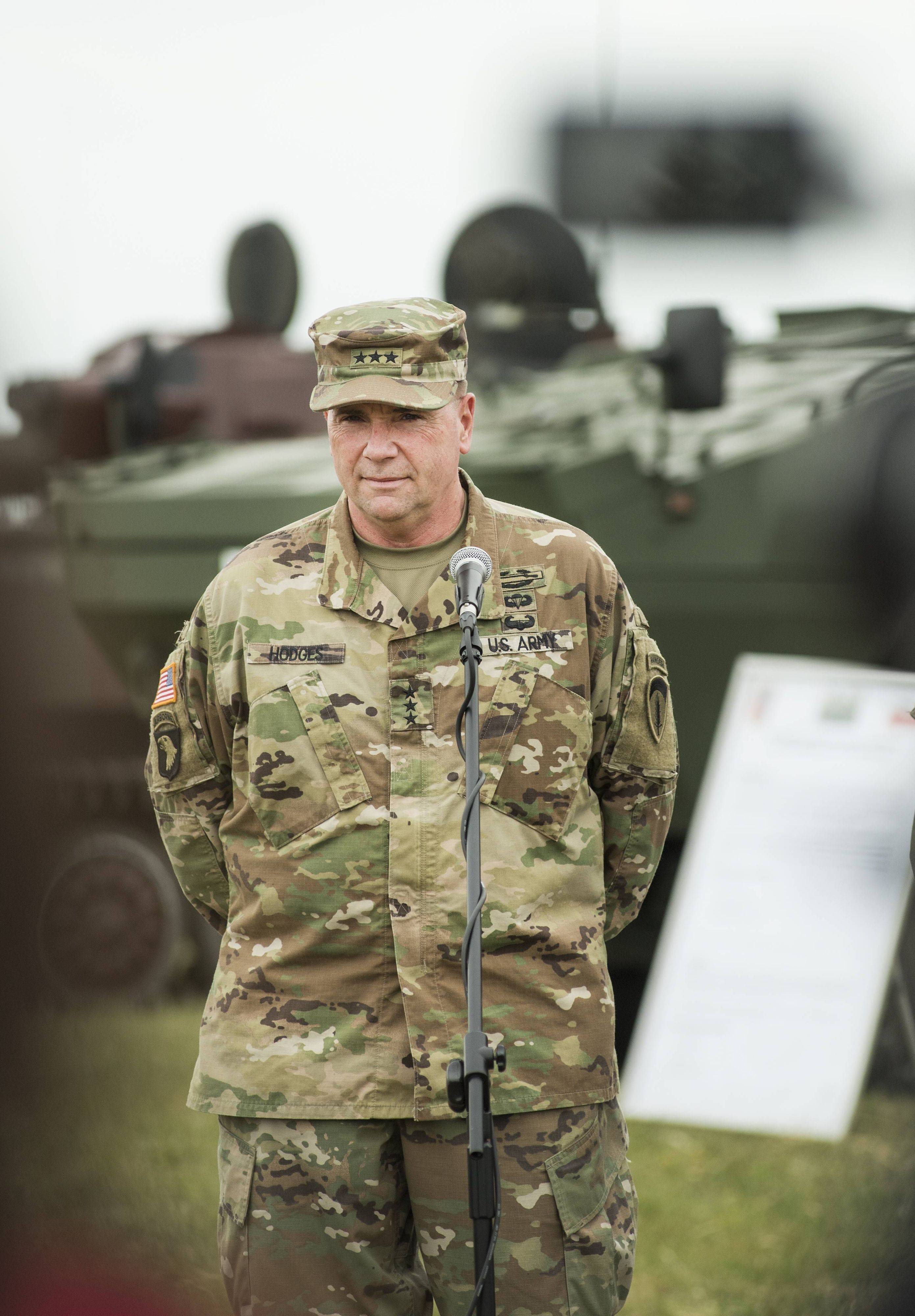 General Ben Hodges im Rahmen der NATO-Militärübung 