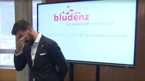 In Bludenz schaffte  VP-Amtsinhaber Simon Tschann seine Wiederwahl im ersten Anlauf