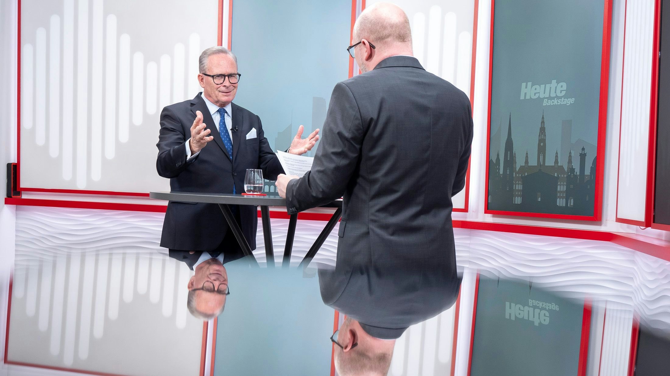 studiointerview mit karl mahrer övp wien, mit claus kramsl, 20250313 foto: helmut graf/tageszeitung heute