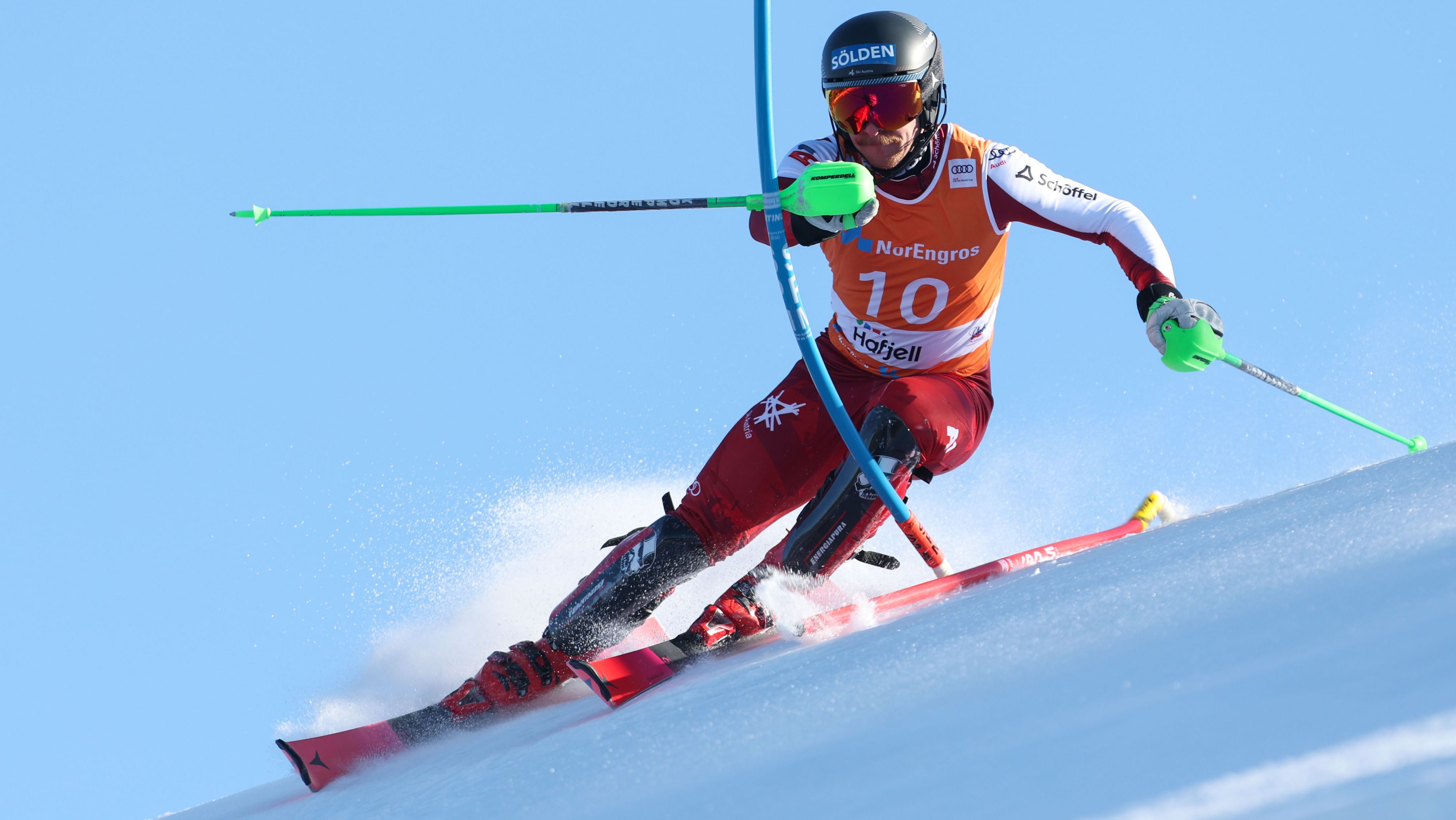 Fabio Gstrein verpasste das Podest knapp.