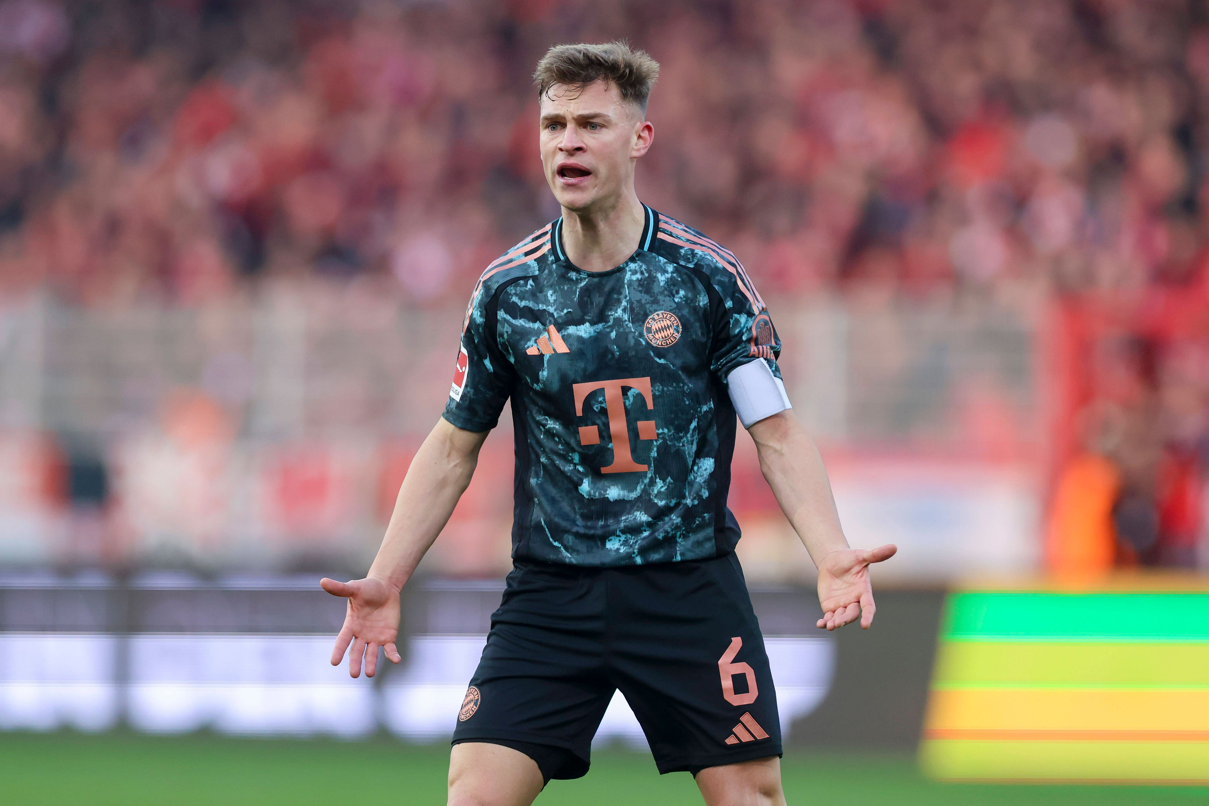 Joshua Kimmich führte die Bayern gegen Union Berlin als Kapitän aufs Feld.