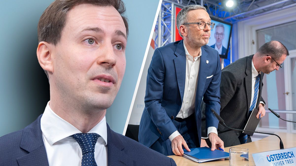 ÖVP-Generalsekretär Nico Marchetti ärgert sich über FPÖ-Chef Herbert Kickl