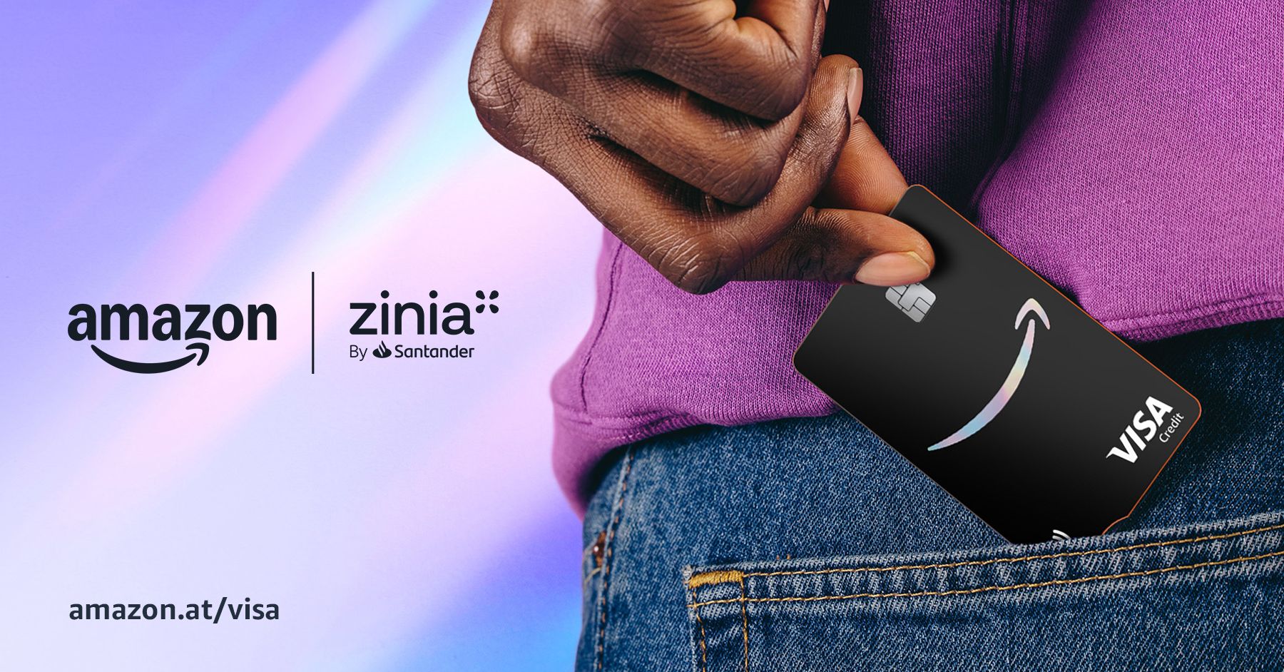 Santander und Amazon bringen eine Amazon Visa-Kreditkarte nach Österreich.