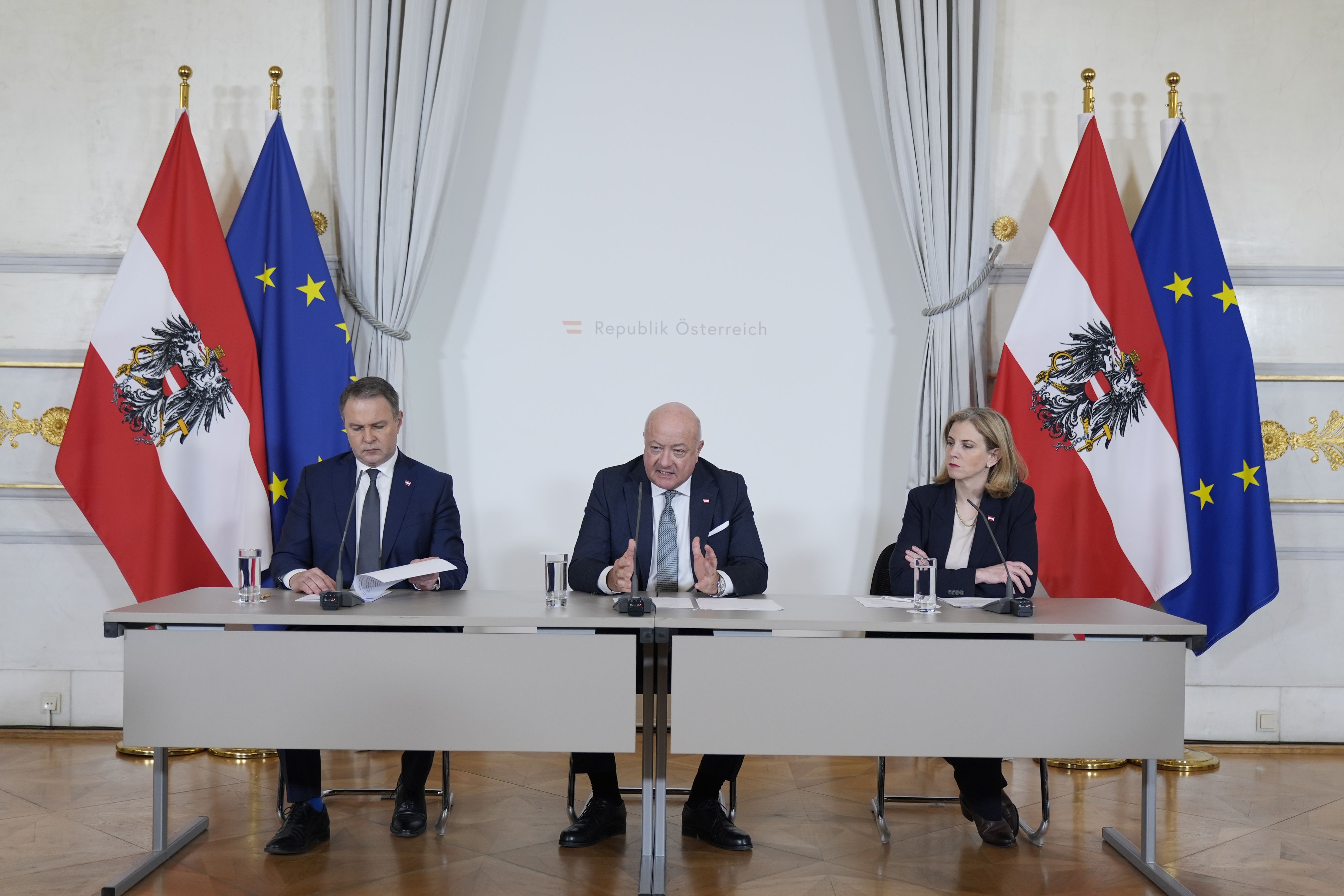 Am Dienstag fand die erste Regierungsklausur der Austro-Ampel statt.