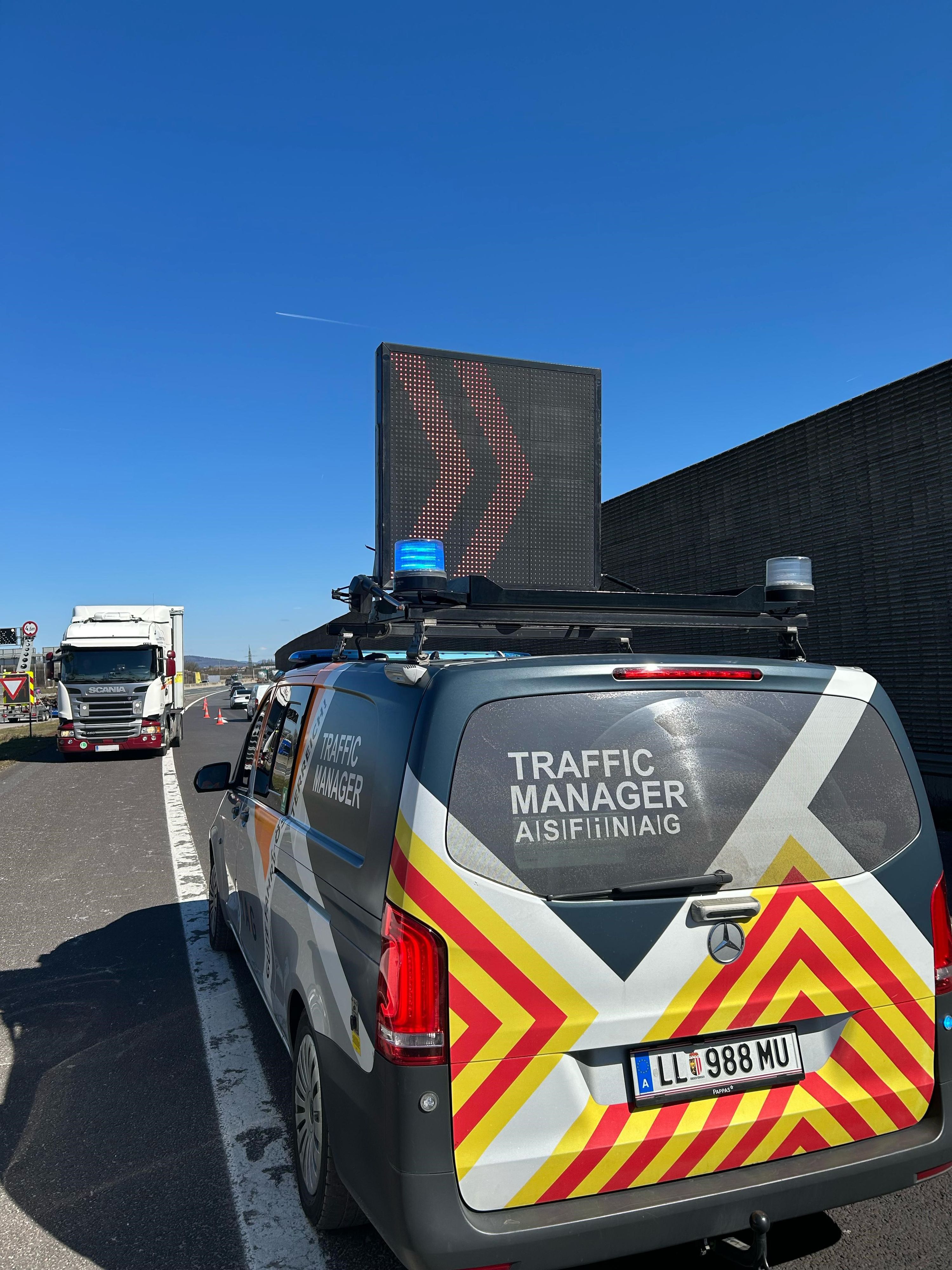 Die ASFINAG informiert über die Einschränkungen. Symbolbild.