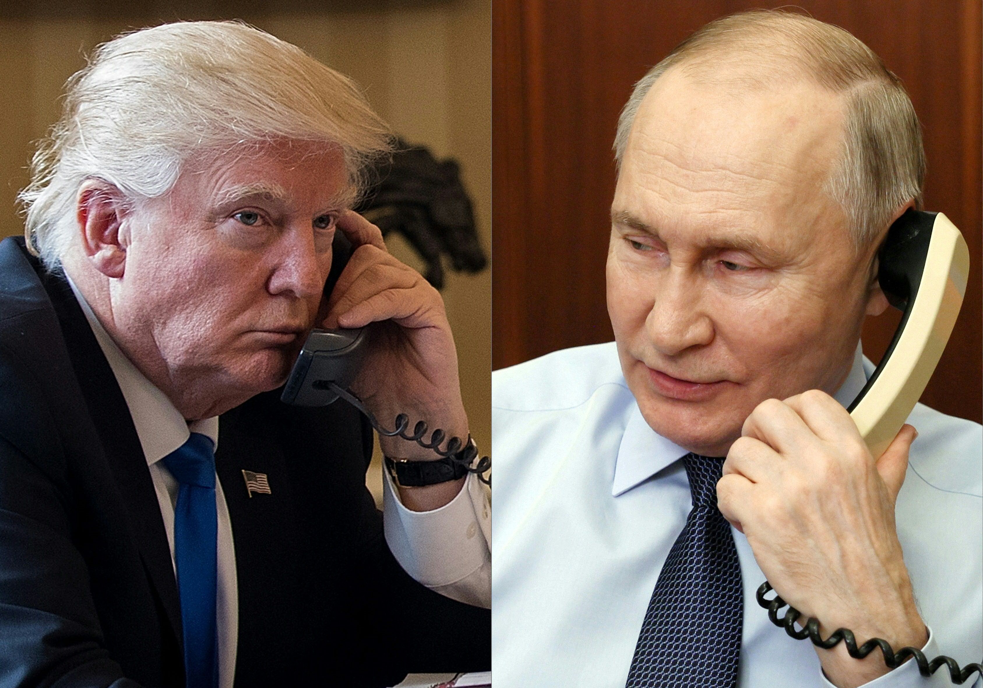Donald Trump telefonierte mit Wladimir Putin: Das Telefonat zwischen dem US-Präsidenten und dem russischen Präsidenten über den Ukraine-Krieg war am Dienstag mit Spannung erwartet worden.