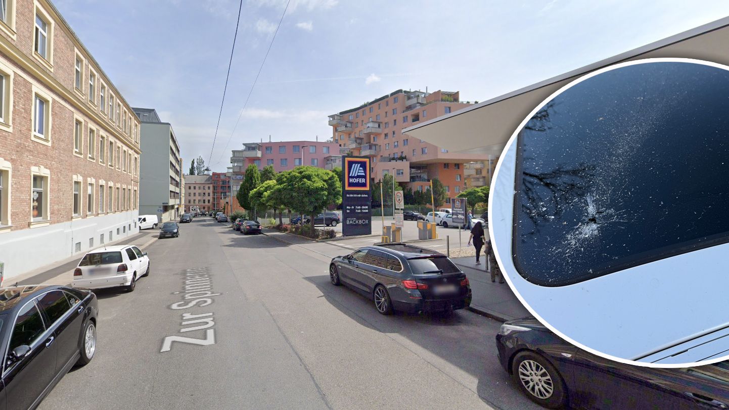 Ärger in Wien-Favoriten: Melanie war nur kurz einkaufen, dann wurde ihre Scheibe demoliert.