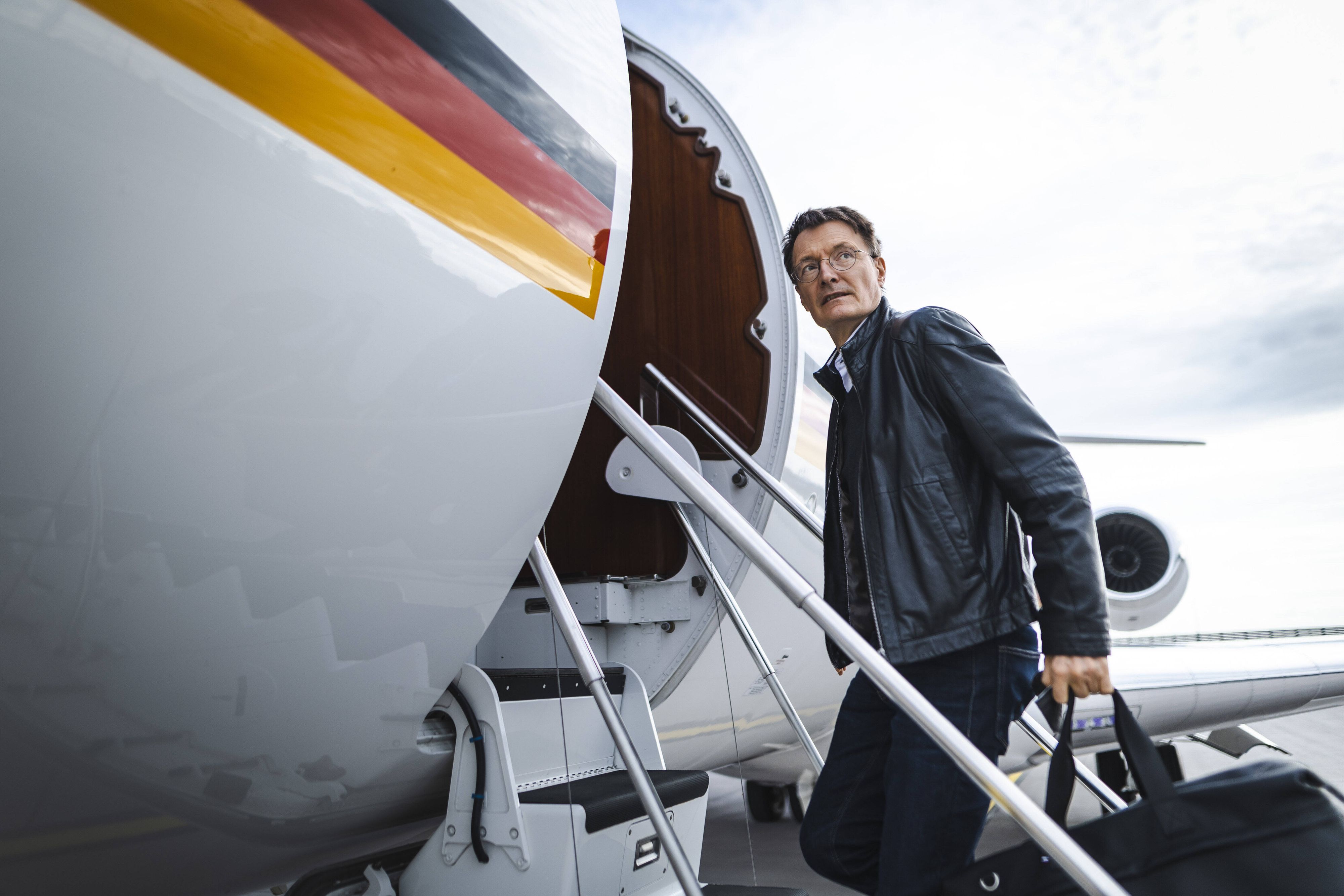 Lauterbach konnte den Flug unbeschadet antreten (Symbolbild).