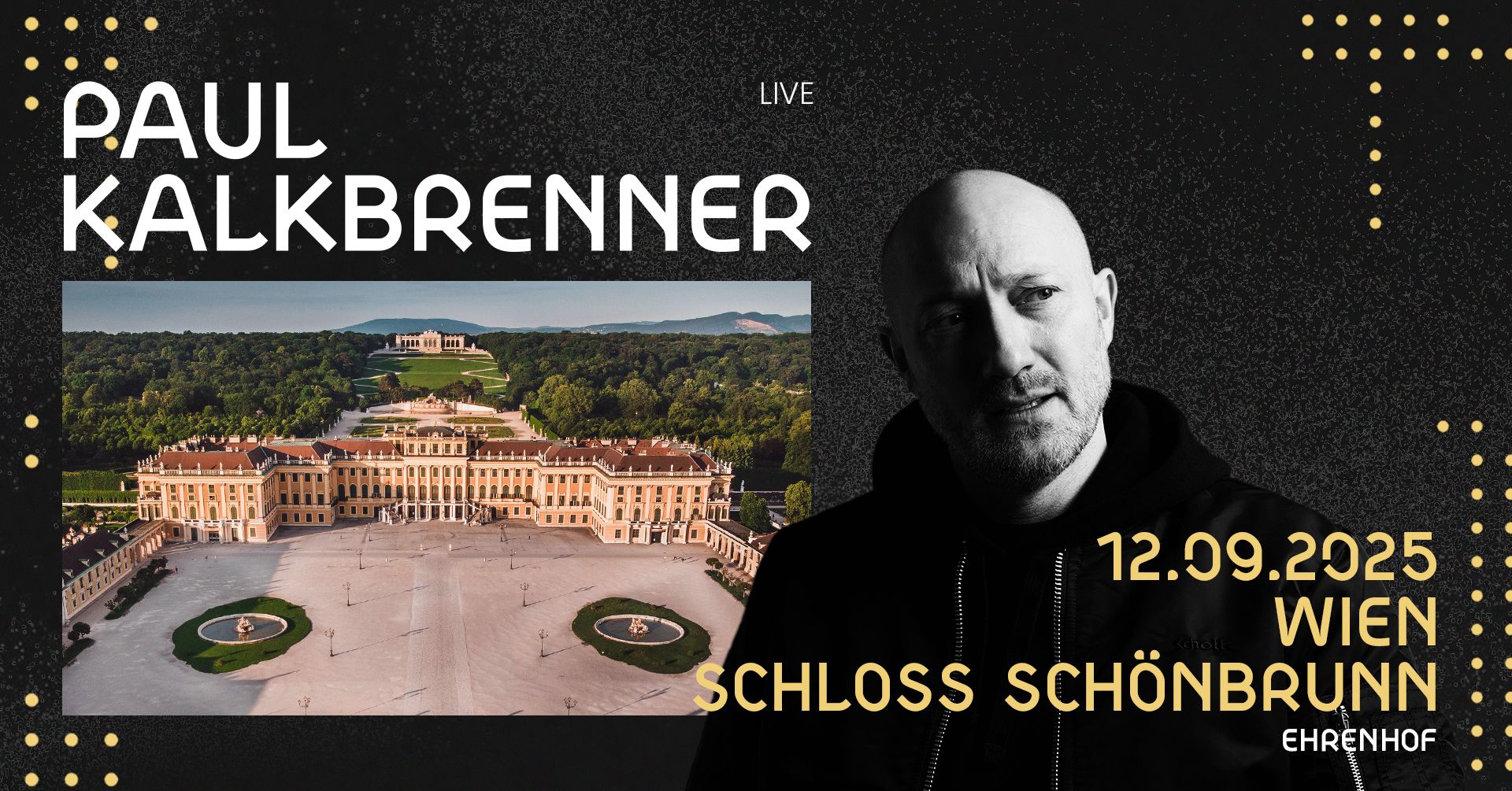 Paul Kalkbrenner live in Wien: Elektronische Beats im Ehrenhof von Schloss Schönbrunn