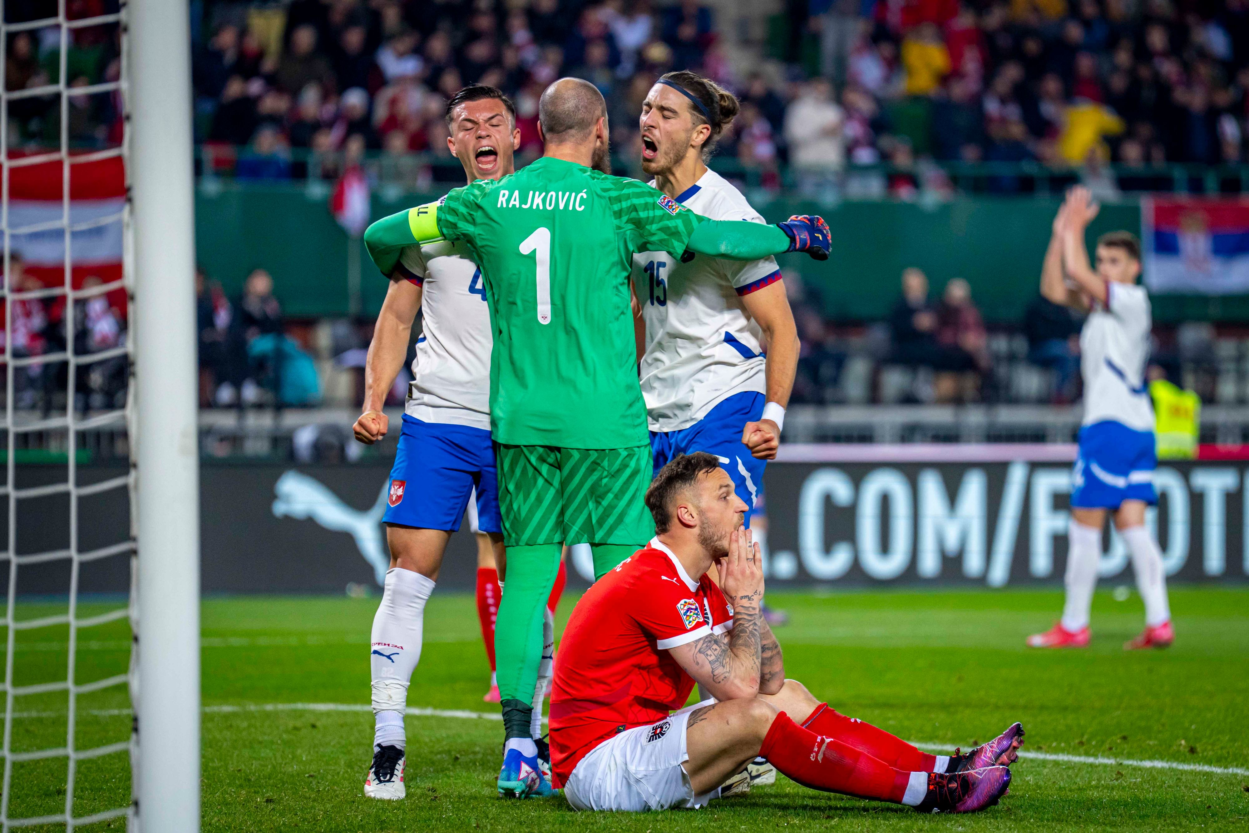 Marko Arnautovic kämpfte während der Partie mit körperlichen und mentalen Problemen.
